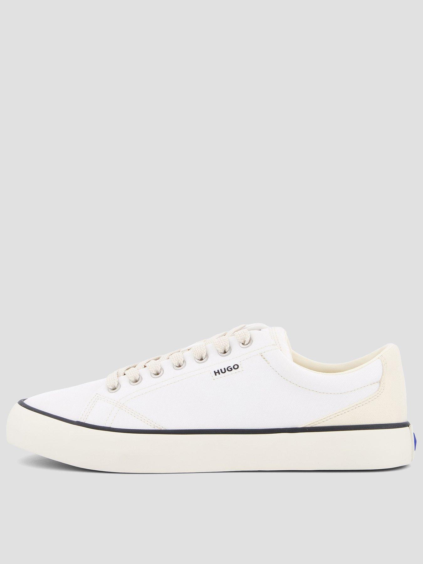 HUGO Hugo Blue B-cross Tenn Canvas Trainers