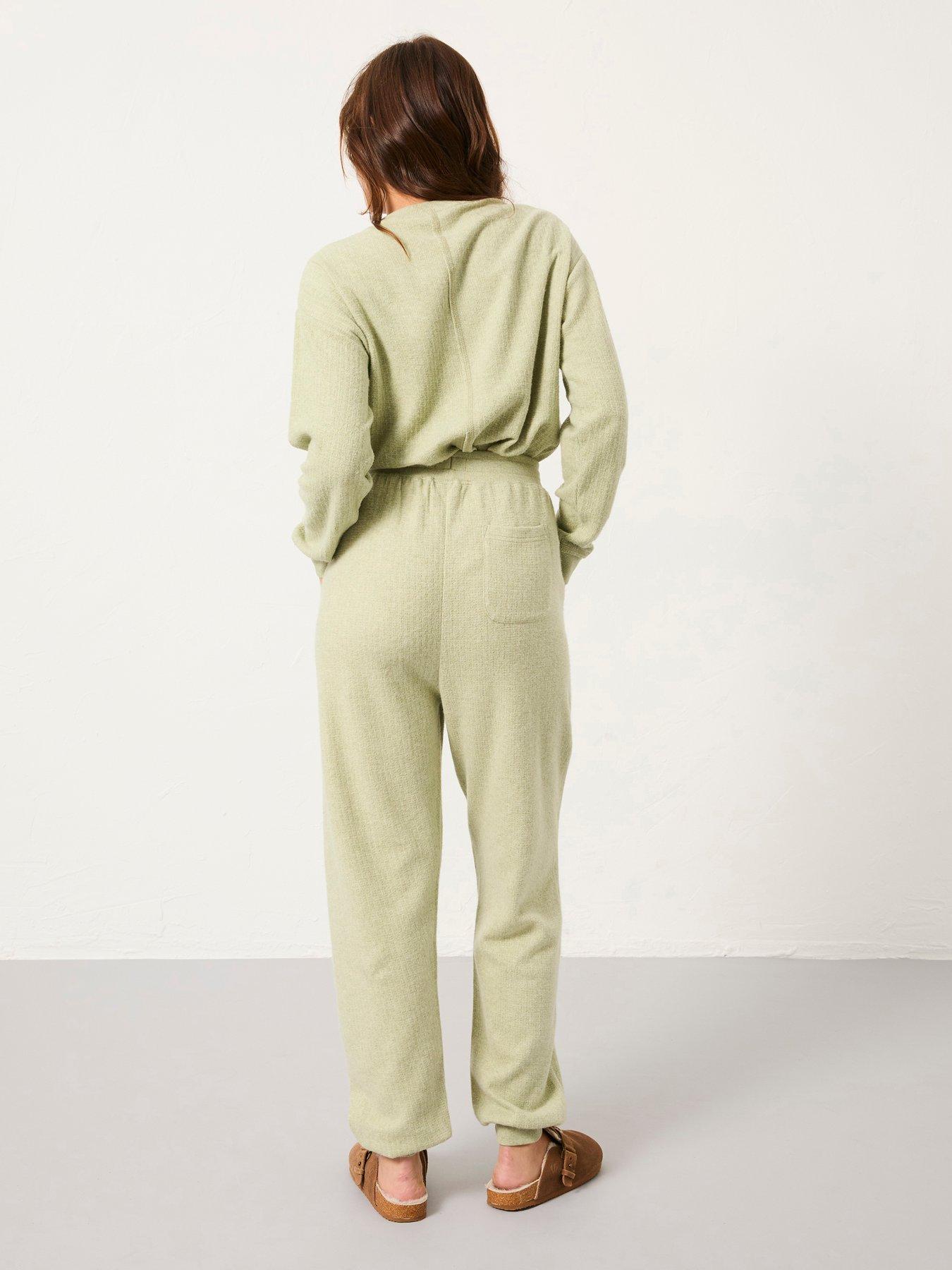  image of fatface-cuffed-lounge-bottom-green