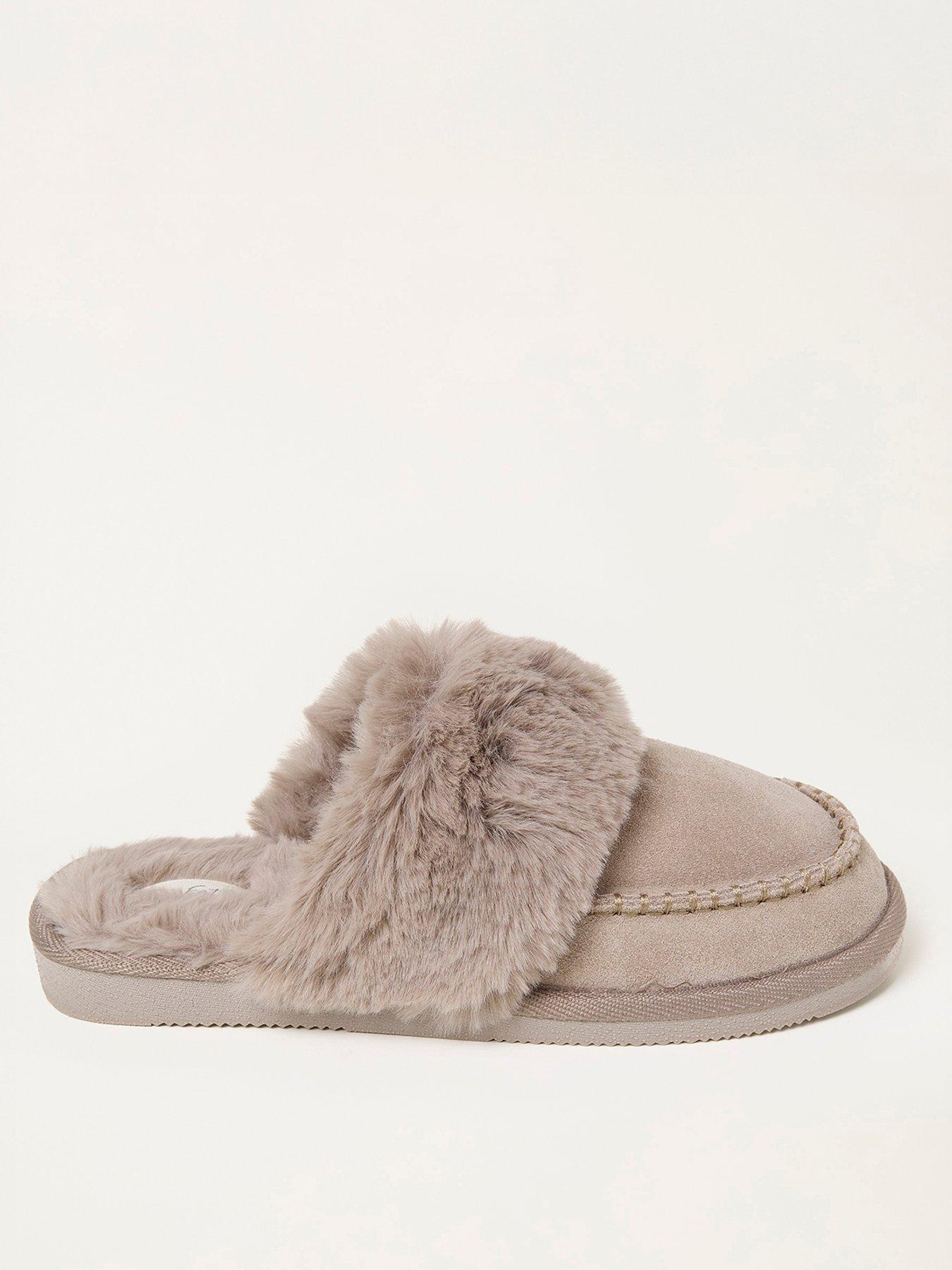 FatFace Issy Moccasin Suede - Grey