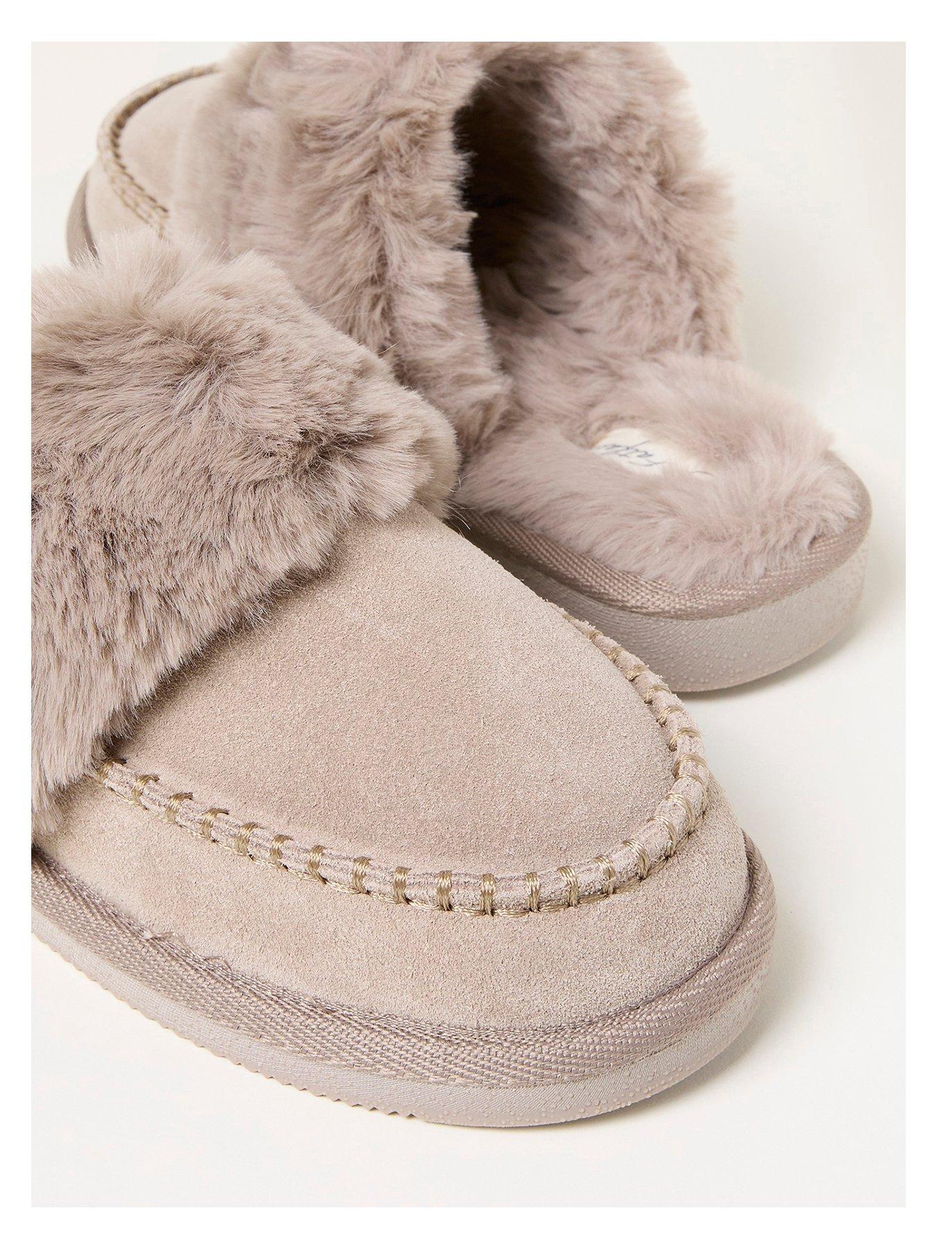 Image 3 of 3 of FatFace Issy Moccasin Suede&nbsp;- Grey