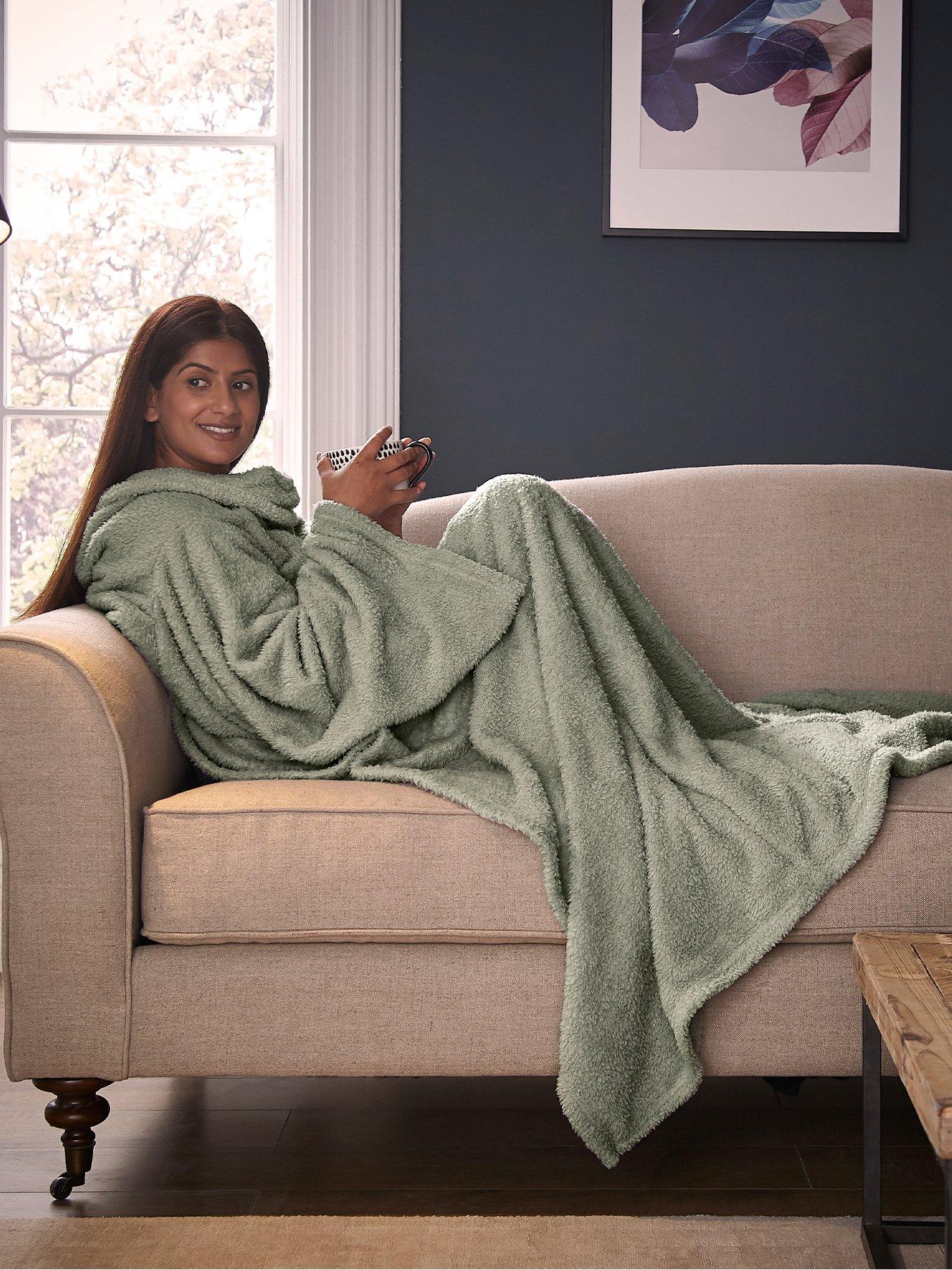 Silentnight Snugsie Wearable Tv Blanket - Sage