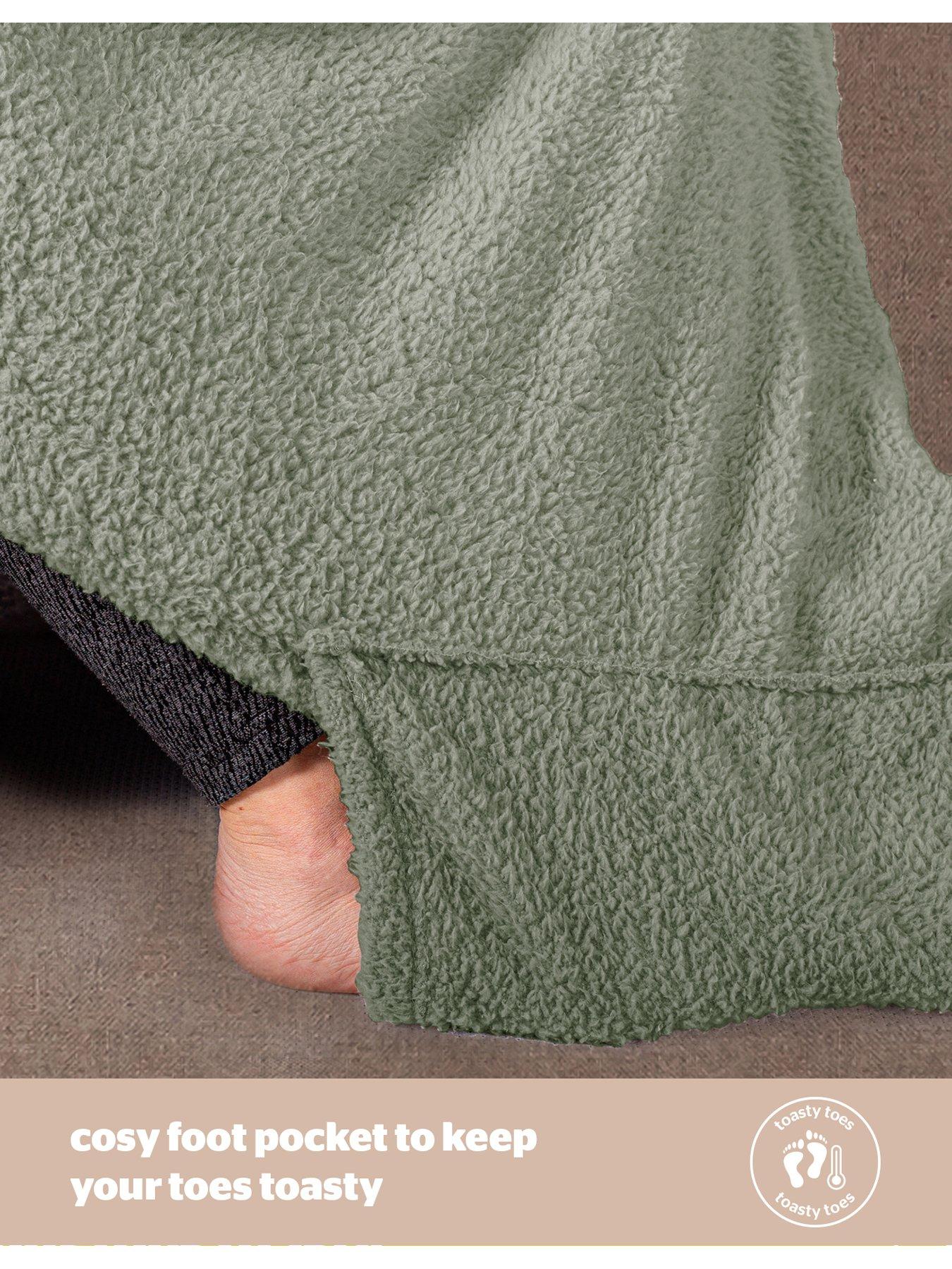  image of silentnight-snugsie-wearable-tv-blanket-sage