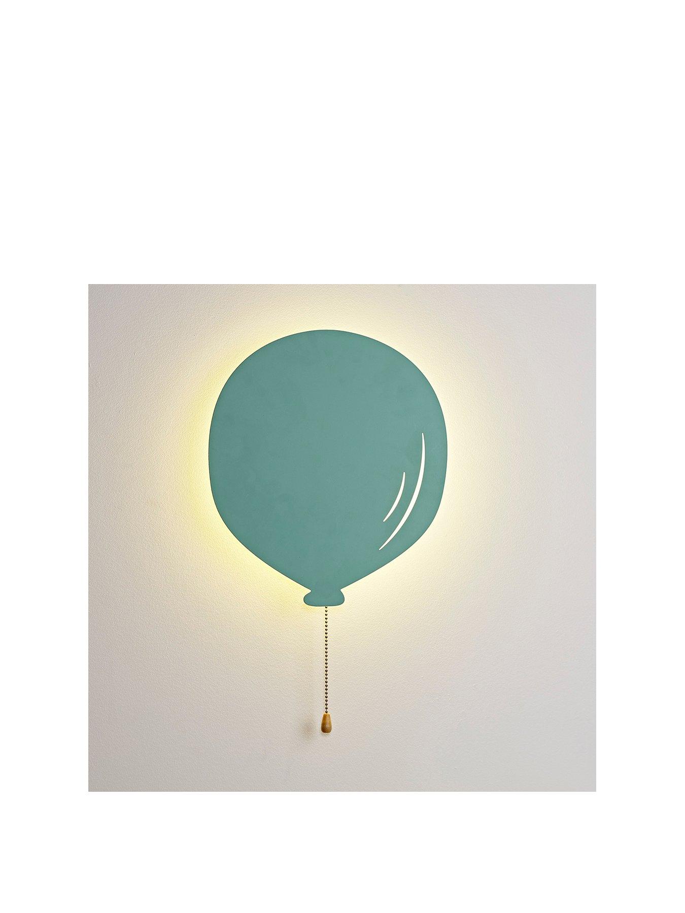  image of lights4fun-green-balloon-wall-light