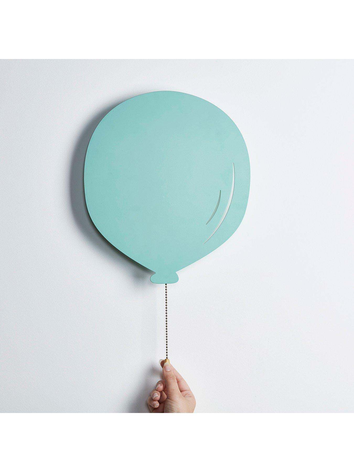 image of lights4fun-green-balloon-wall-light