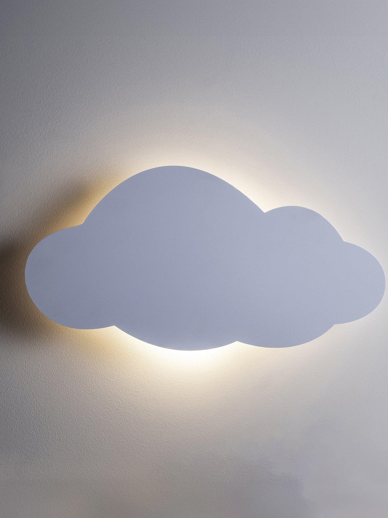  image of lights4fun-cloud-silhouette-battery-night-light
