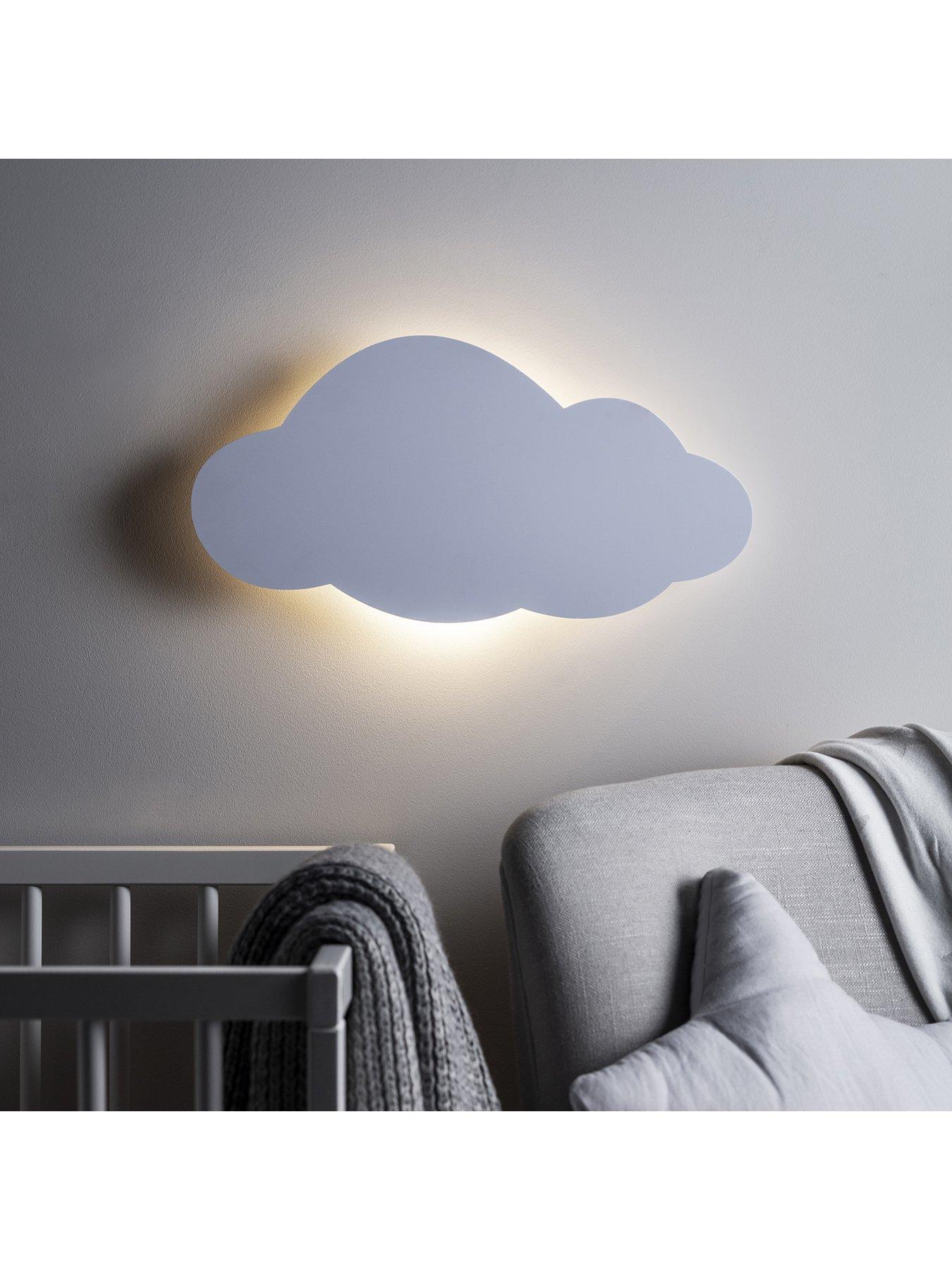  image of lights4fun-cloud-silhouette-battery-night-light