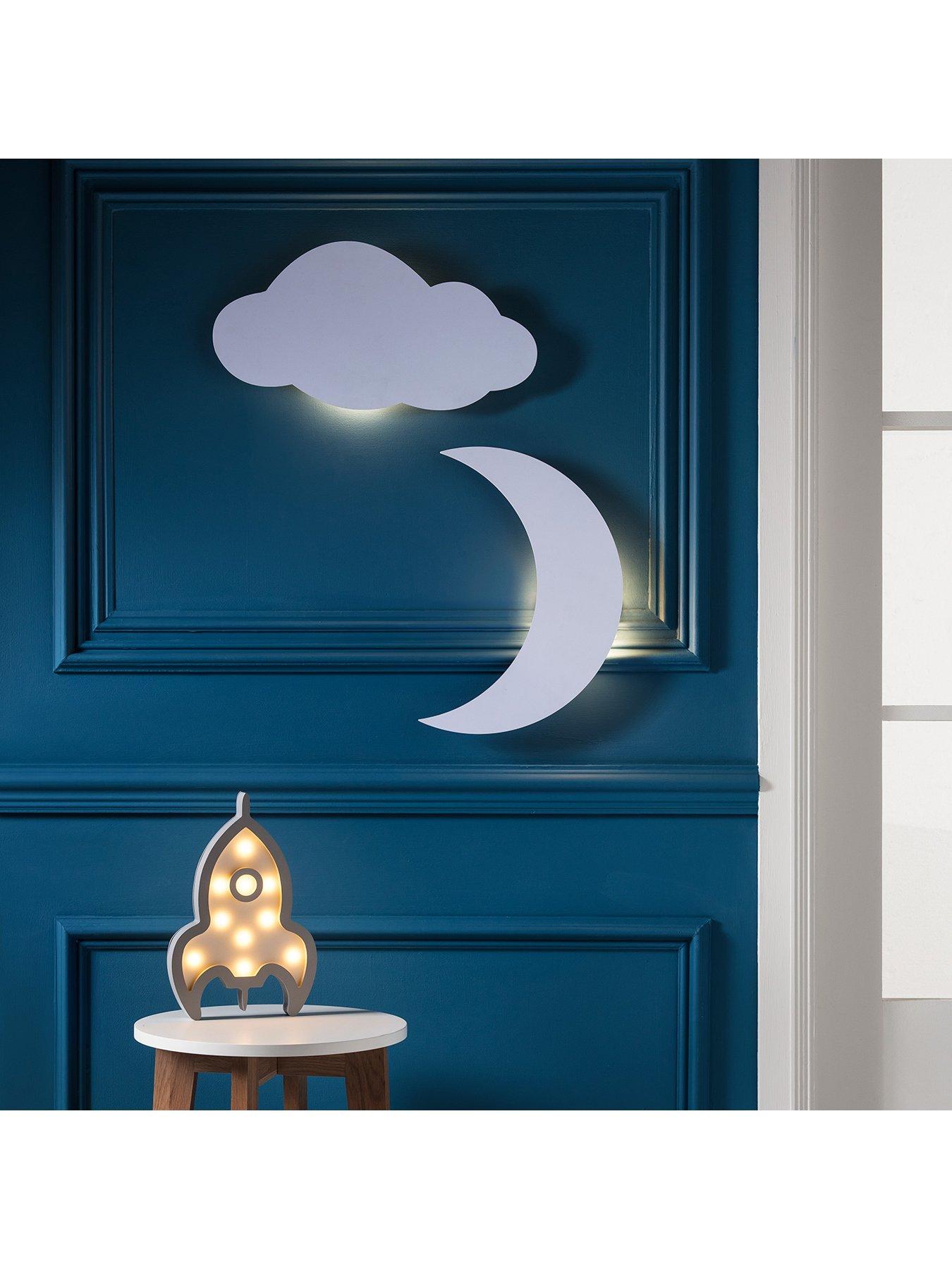  image of lights4fun-cloud-silhouette-battery-night-light