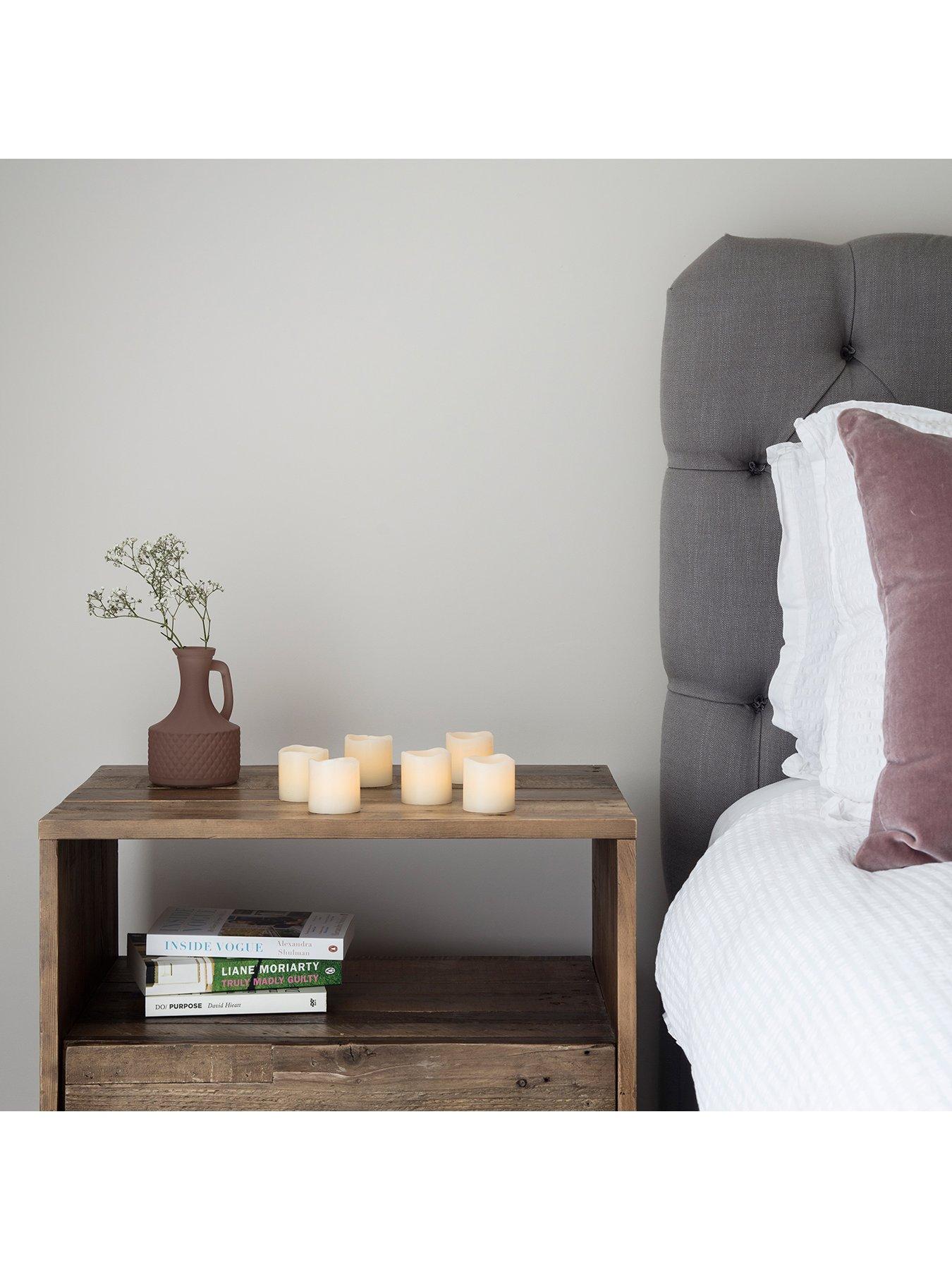 Image 4 of 4 of Lights4Fun 6 Wax Votive Battery LED Candles