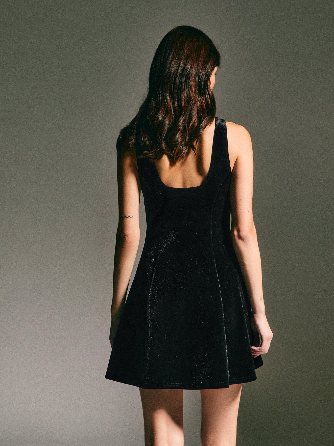 new look black mini dress Y2K New Look Mini Dress (Size XXS)  VintageFolk