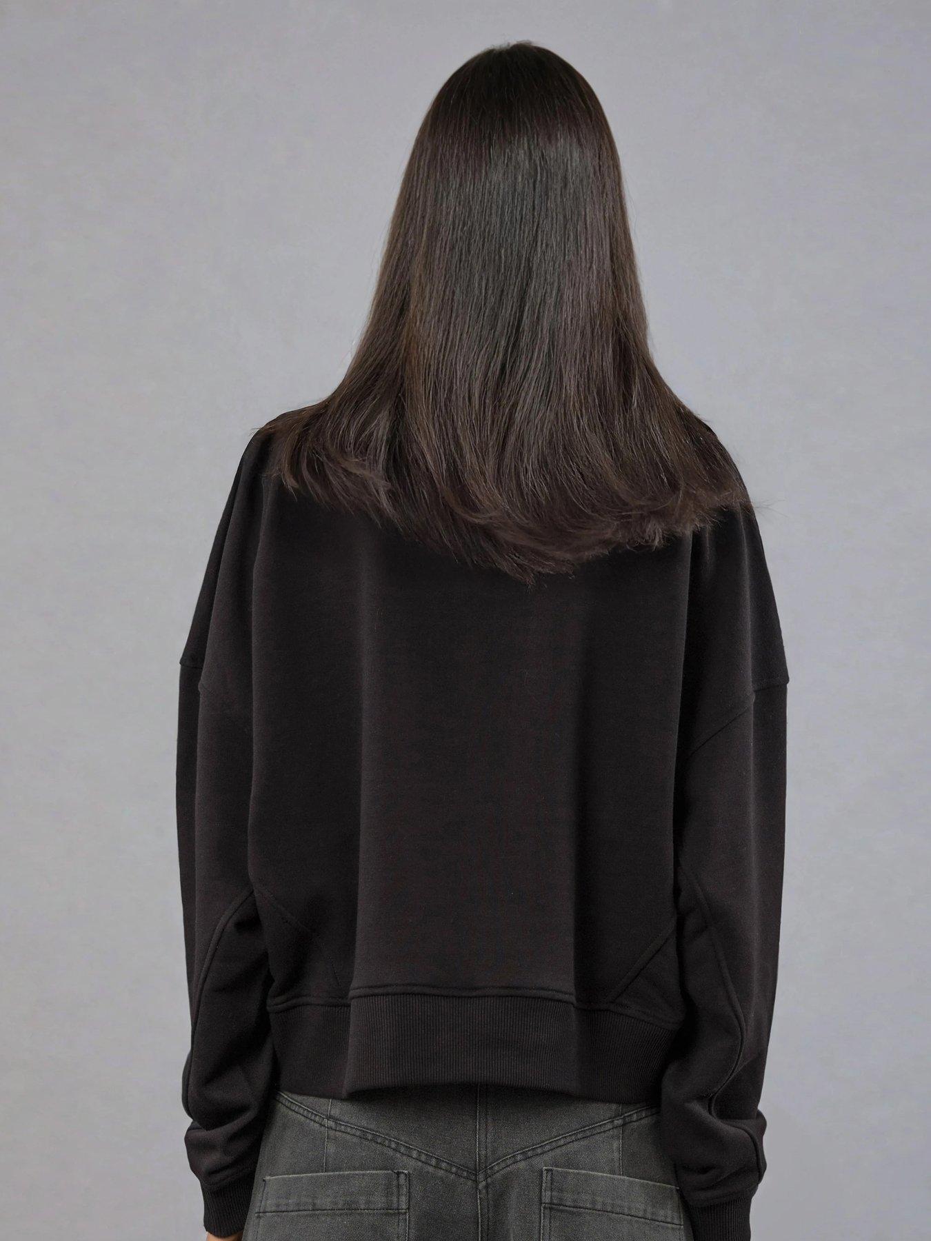 Image 2 of 5 of Religion Flora Batwing Graphic Sweatshirt - Black