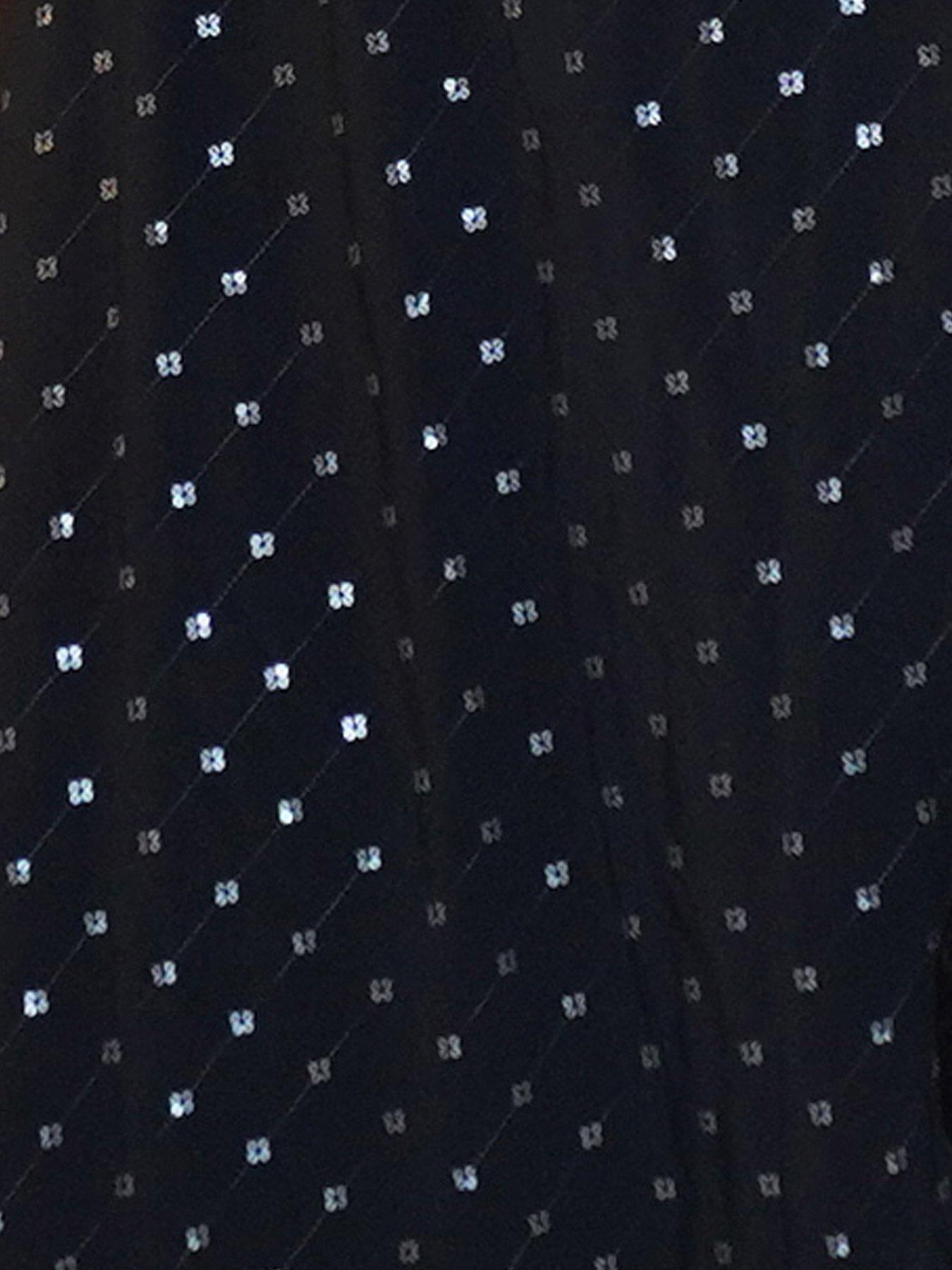  image of religion-embellished-mila-embellished-sequin-maxi-dress-black