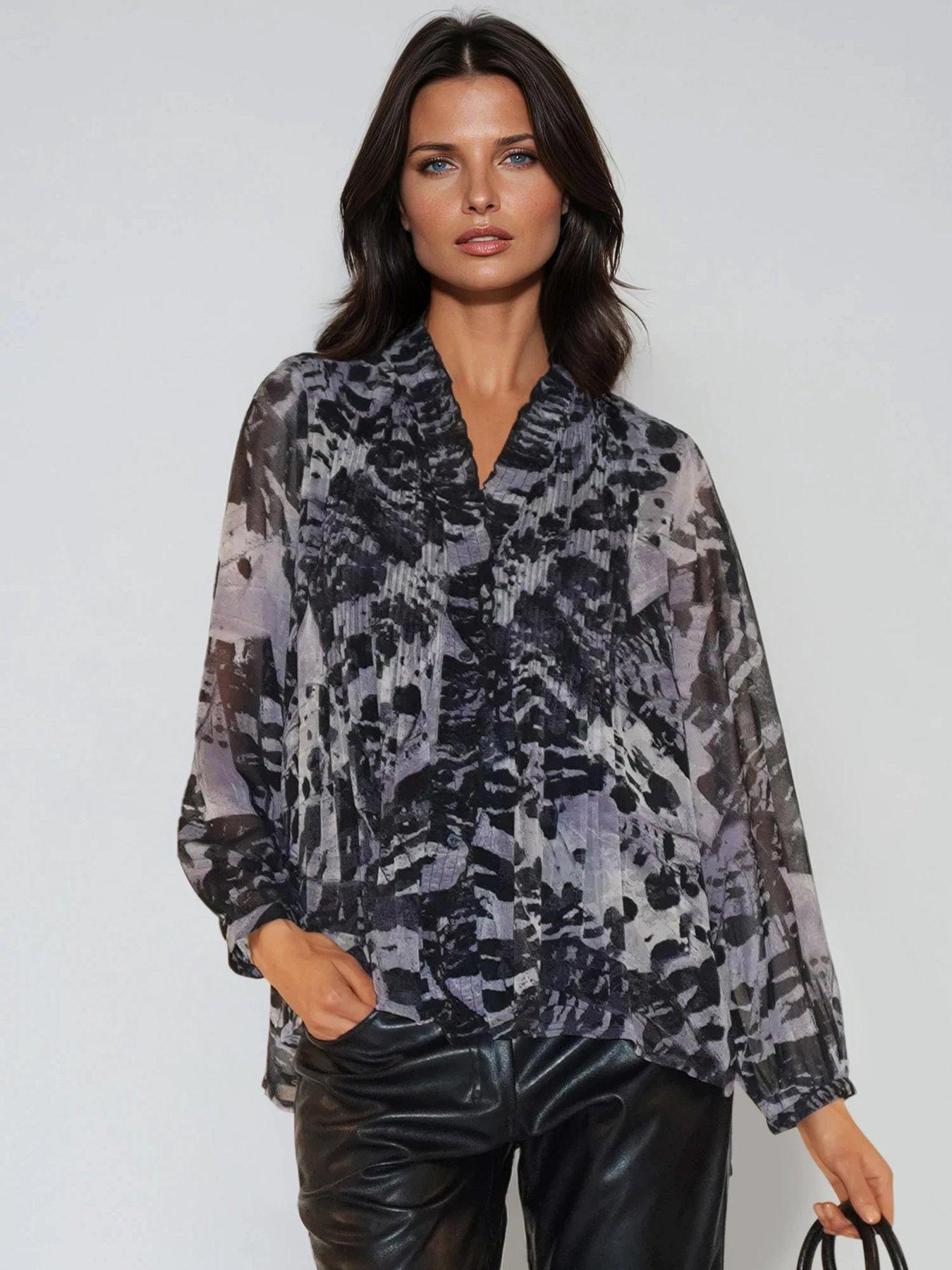 religion-carolina-animal-print-frill-collar-shirt-animal