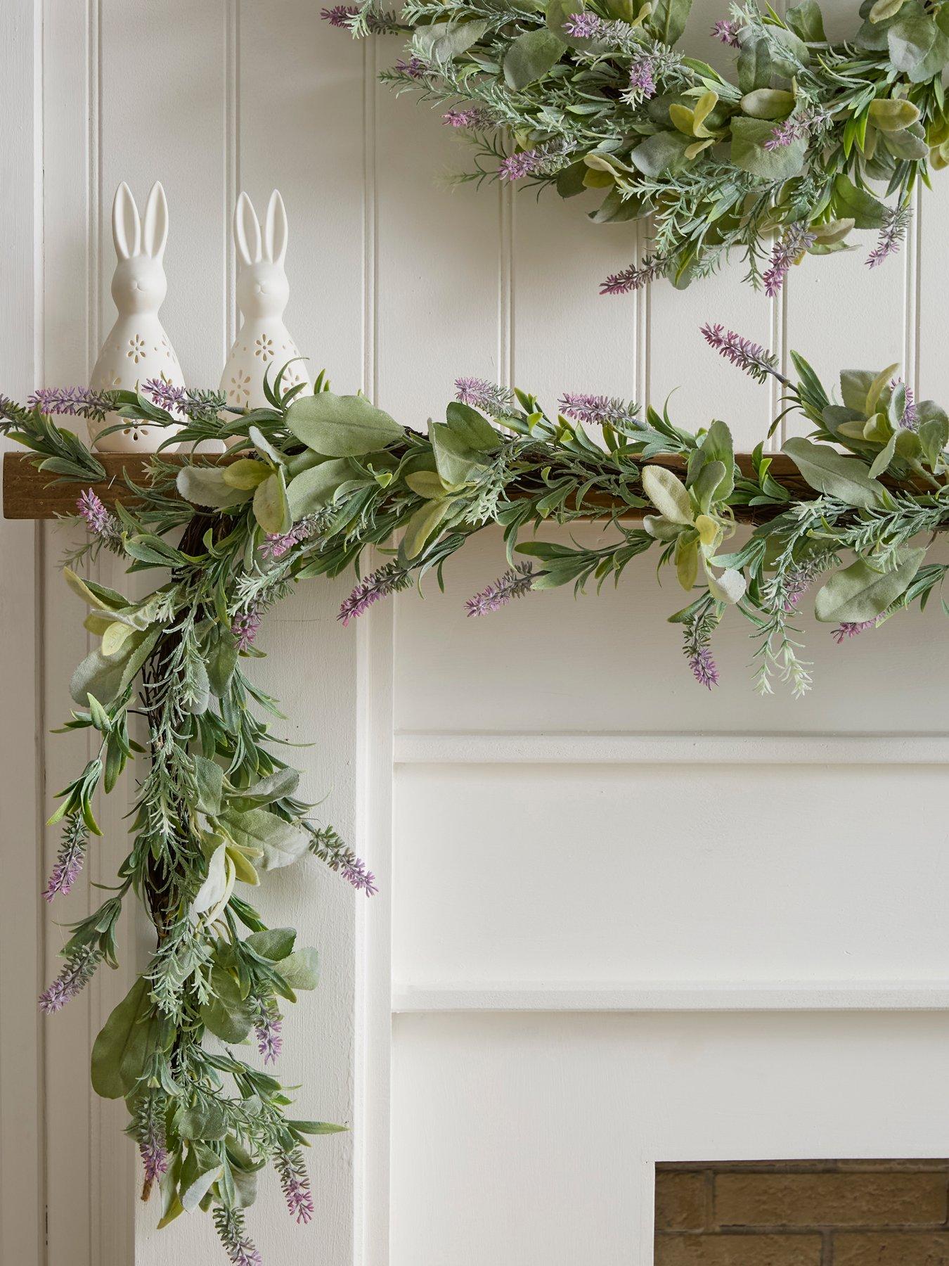The Very Collection Faux Lavender Garland - 180cm