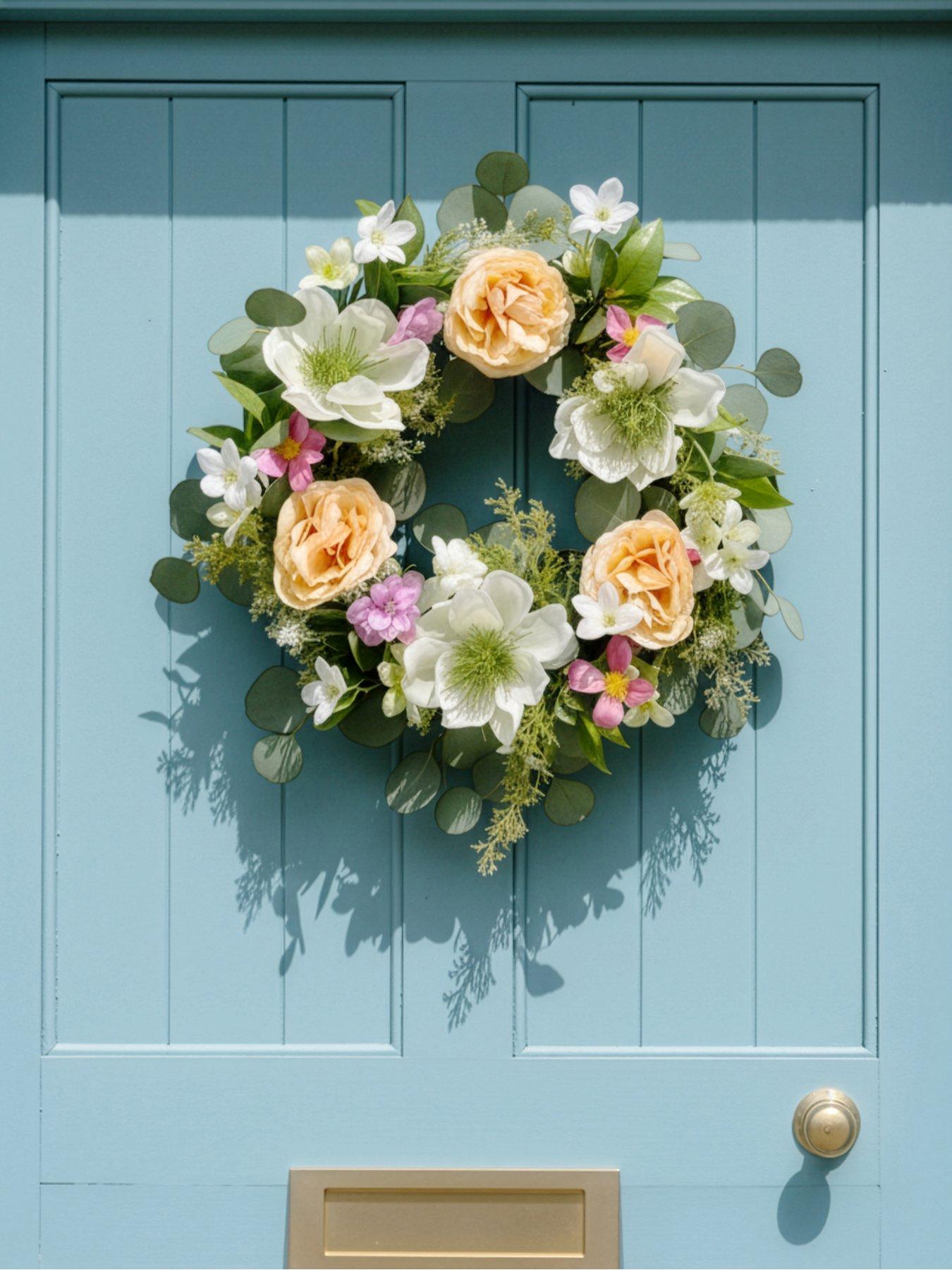 The Very Collection 60cm Tropical Flower Wreath