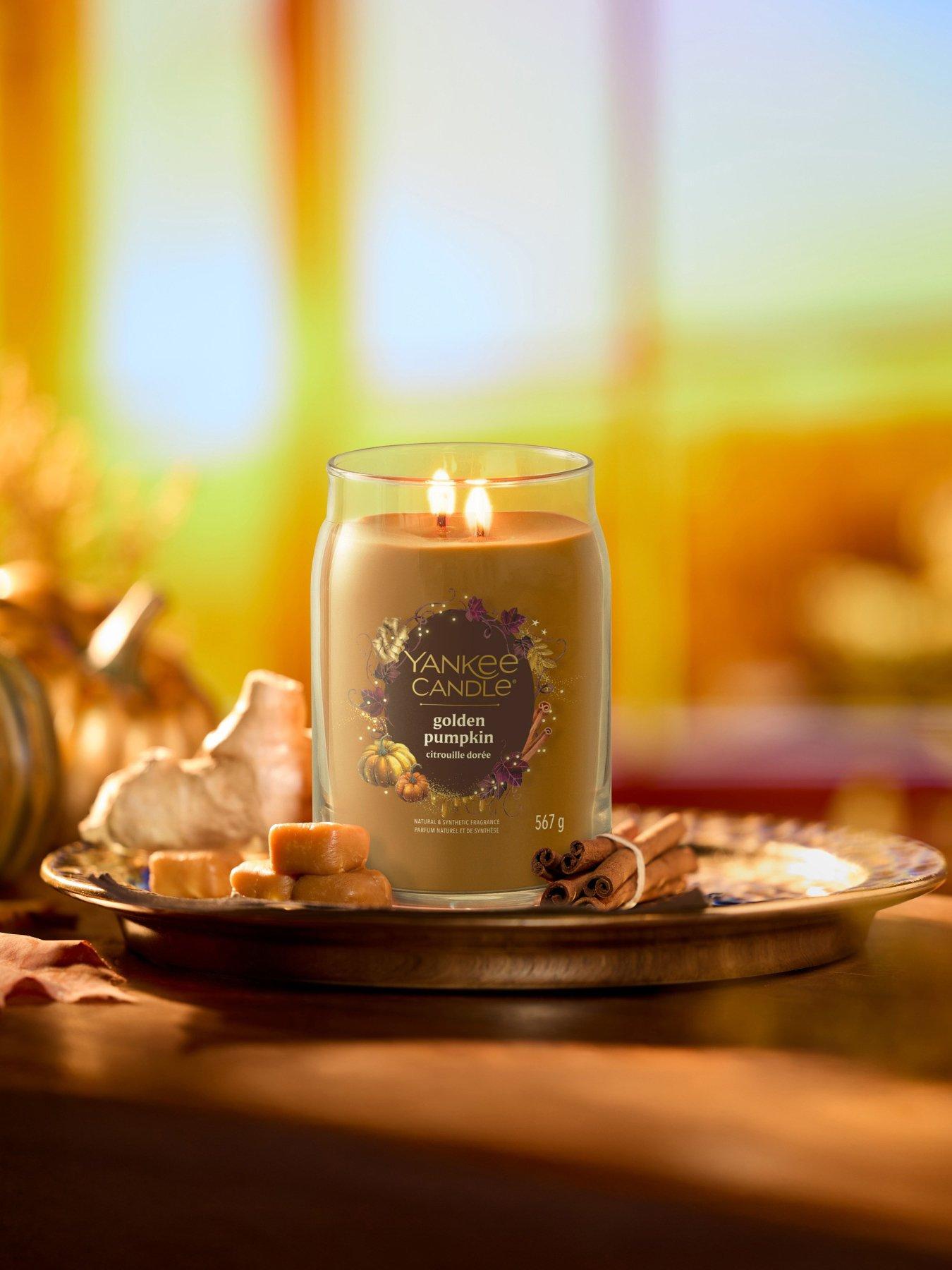 Image 1 of 7 of Yankee Candle Signature Large Jar Golden Pumpkin