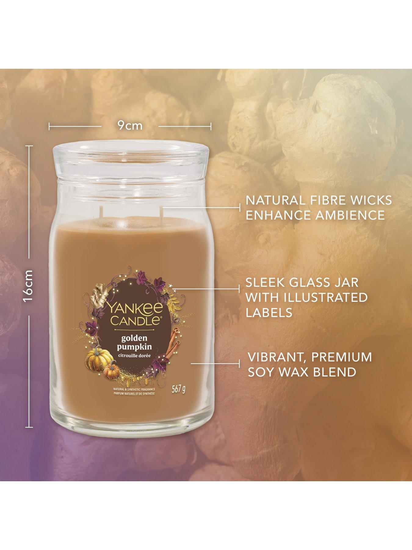 Image 4 of 7 of Yankee Candle Signature Large Jar Golden Pumpkin