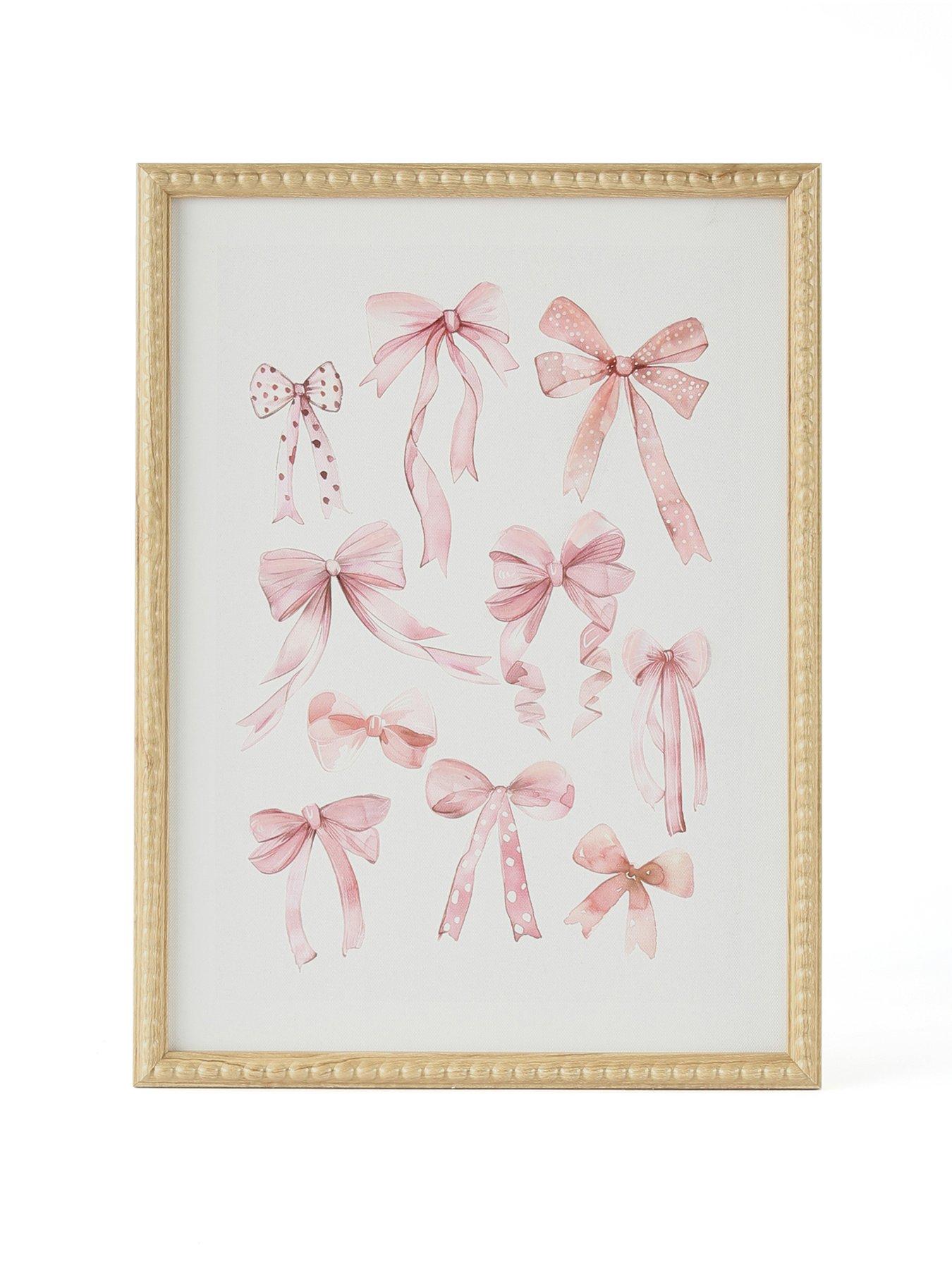 Image 2 of 6 of The Very Collection Bow Framed Wall Art