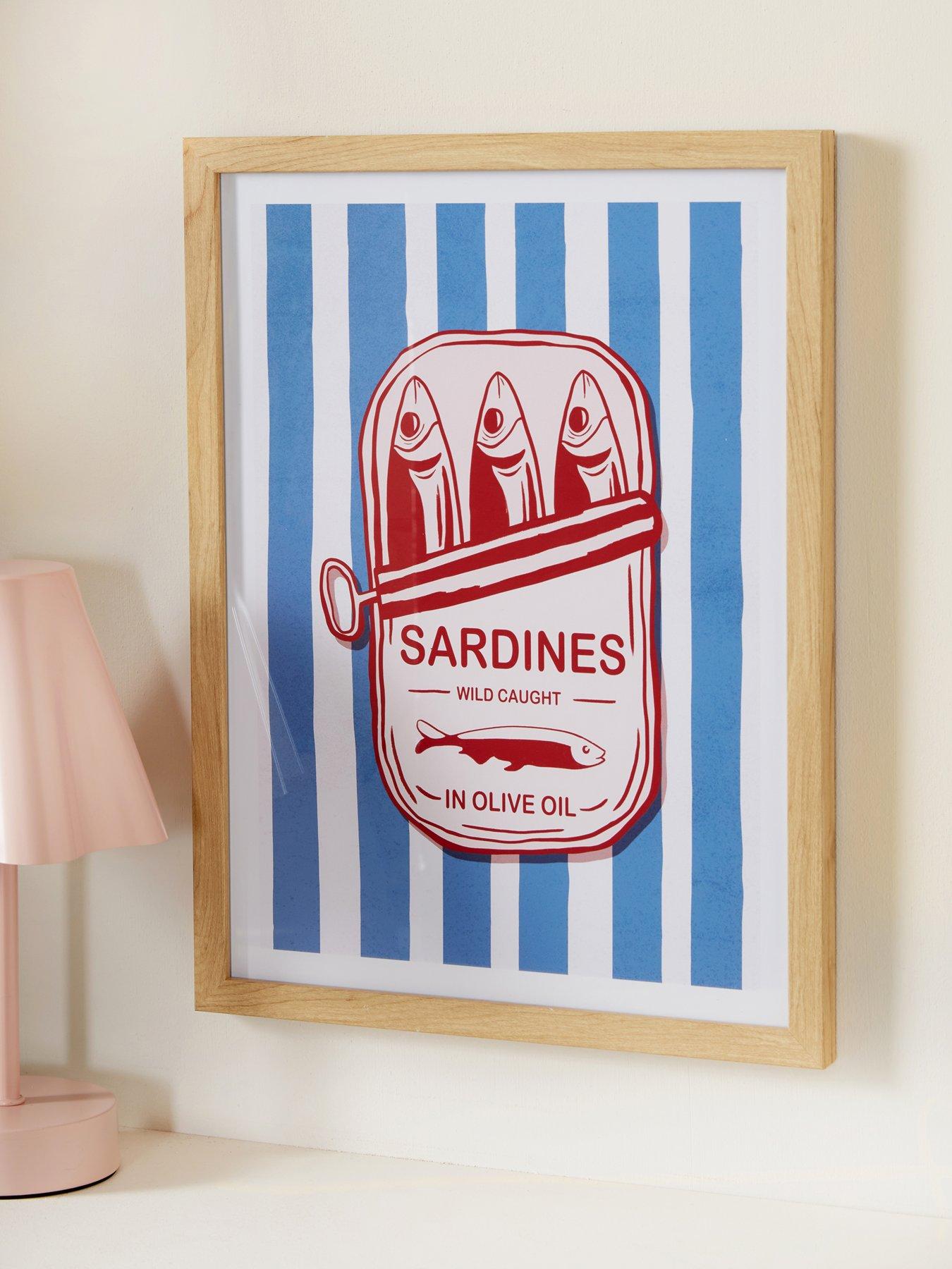 The Very Collection Sardine Wall Art