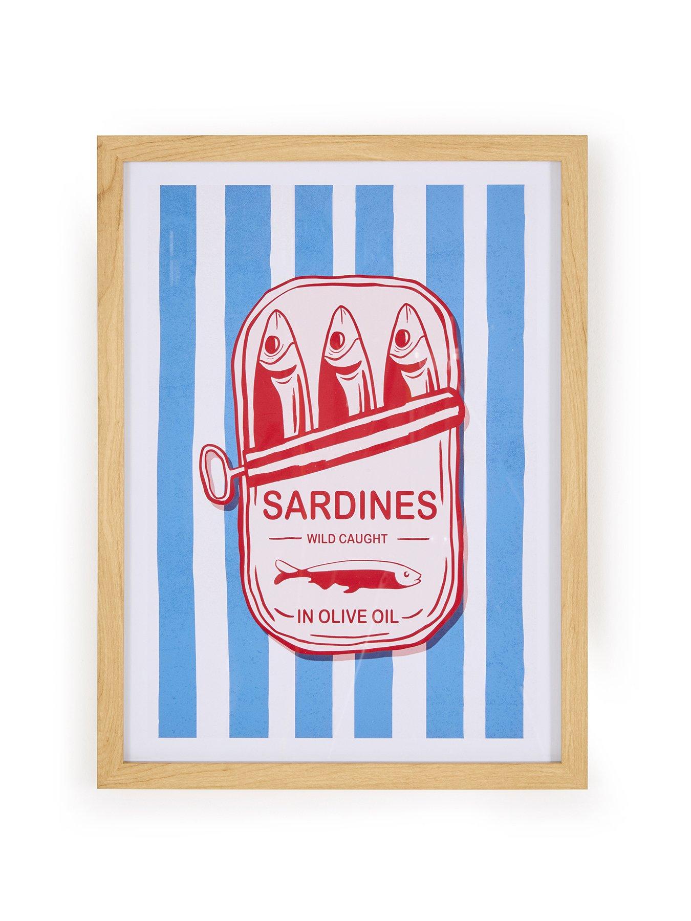 Image 2 of 4 of The Very Collection Sardine Wall Art