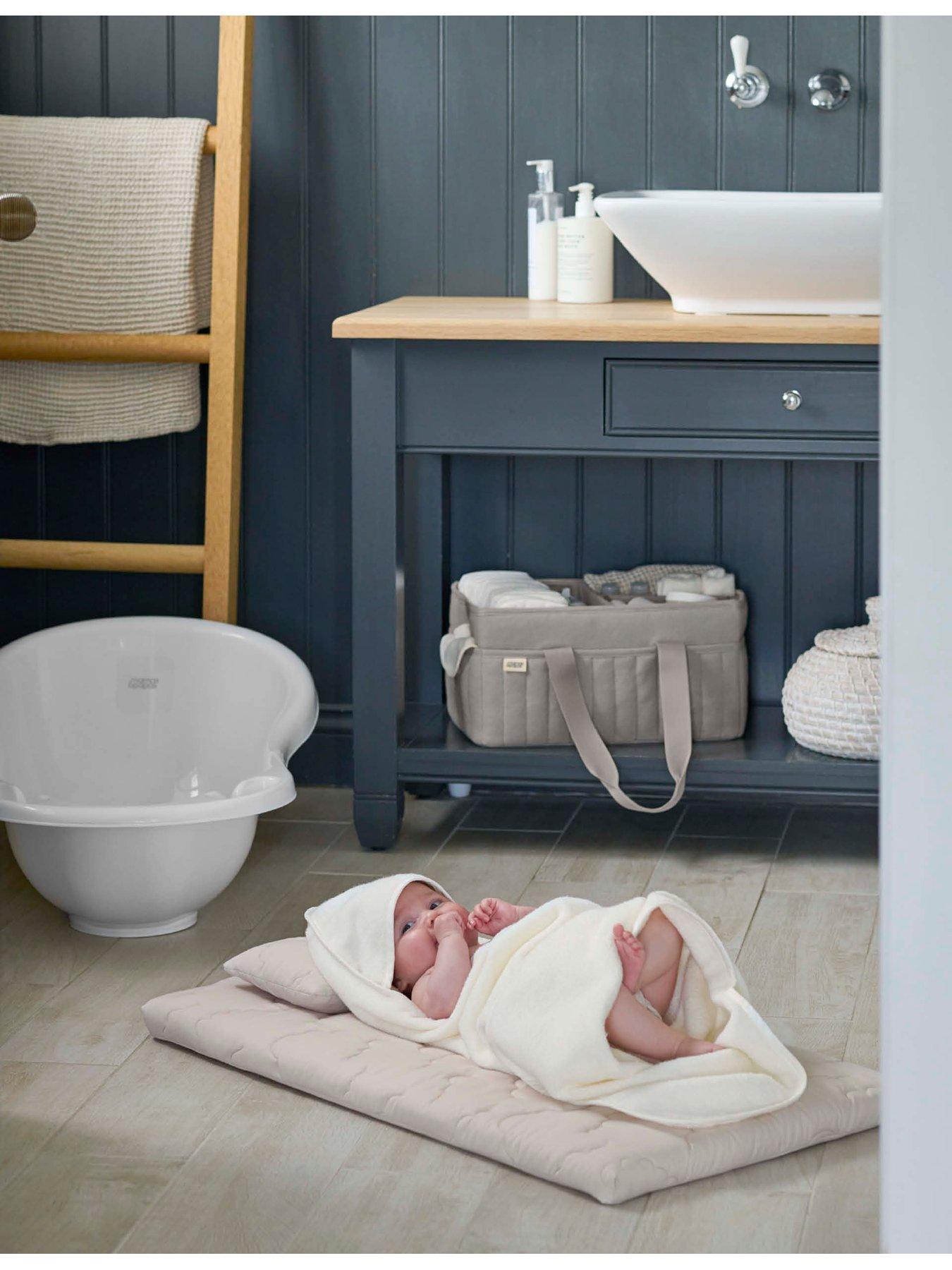 Image 5 of 7 of Mamas & Papas Nappy Caddy - Grey Waffle