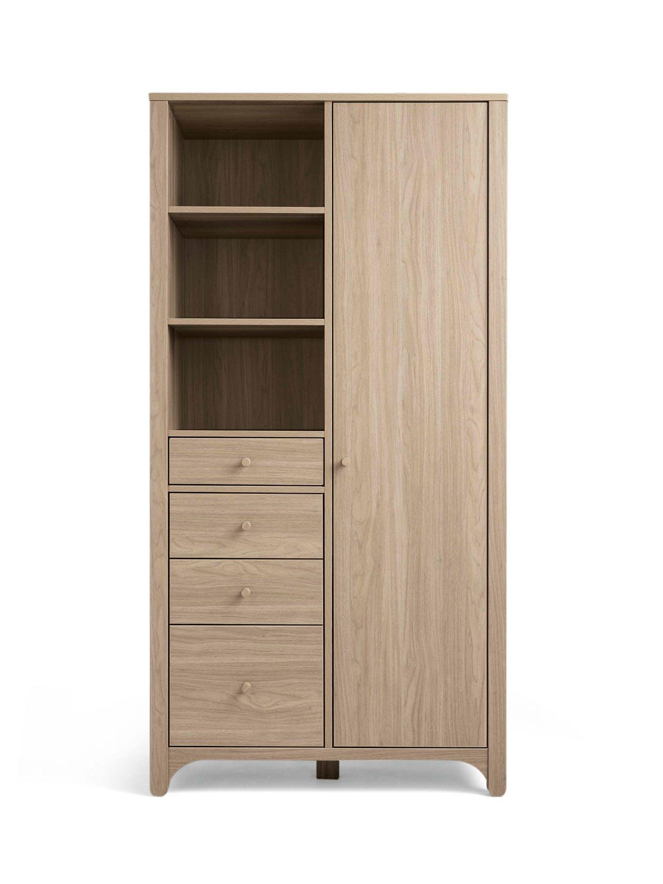 Image 4 of 6 of Mamas & Papas Barton Wardrobe - Natural Oak