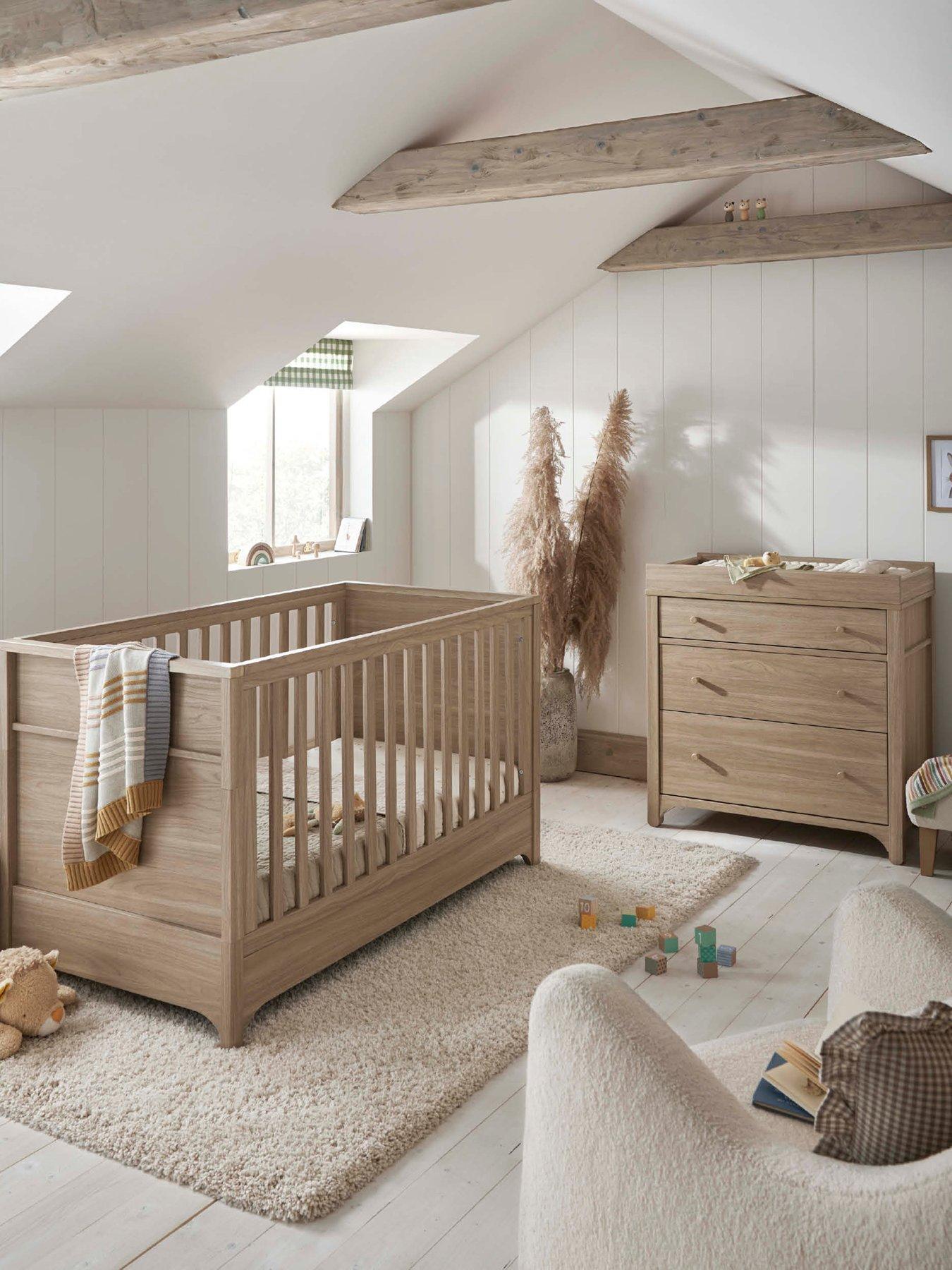 undefined Barton Set (Cotbed & Dresser) - Natural Oak