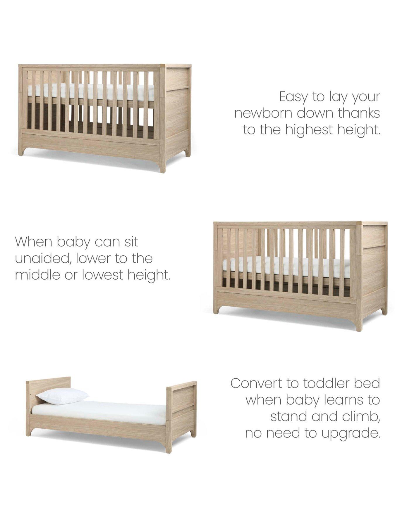  image of mamas-papas-barton-set-cotbed-amp-dresser