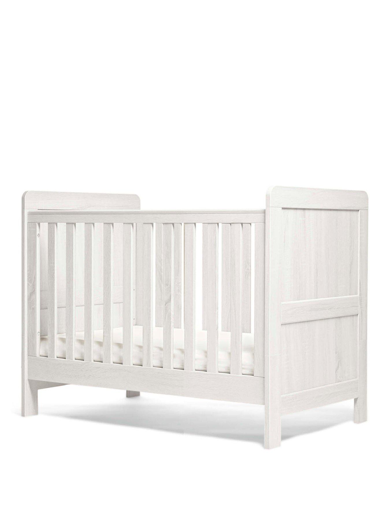 Image 2 of 5 of Mamas & Papas Atlas Convertible Cot - White
