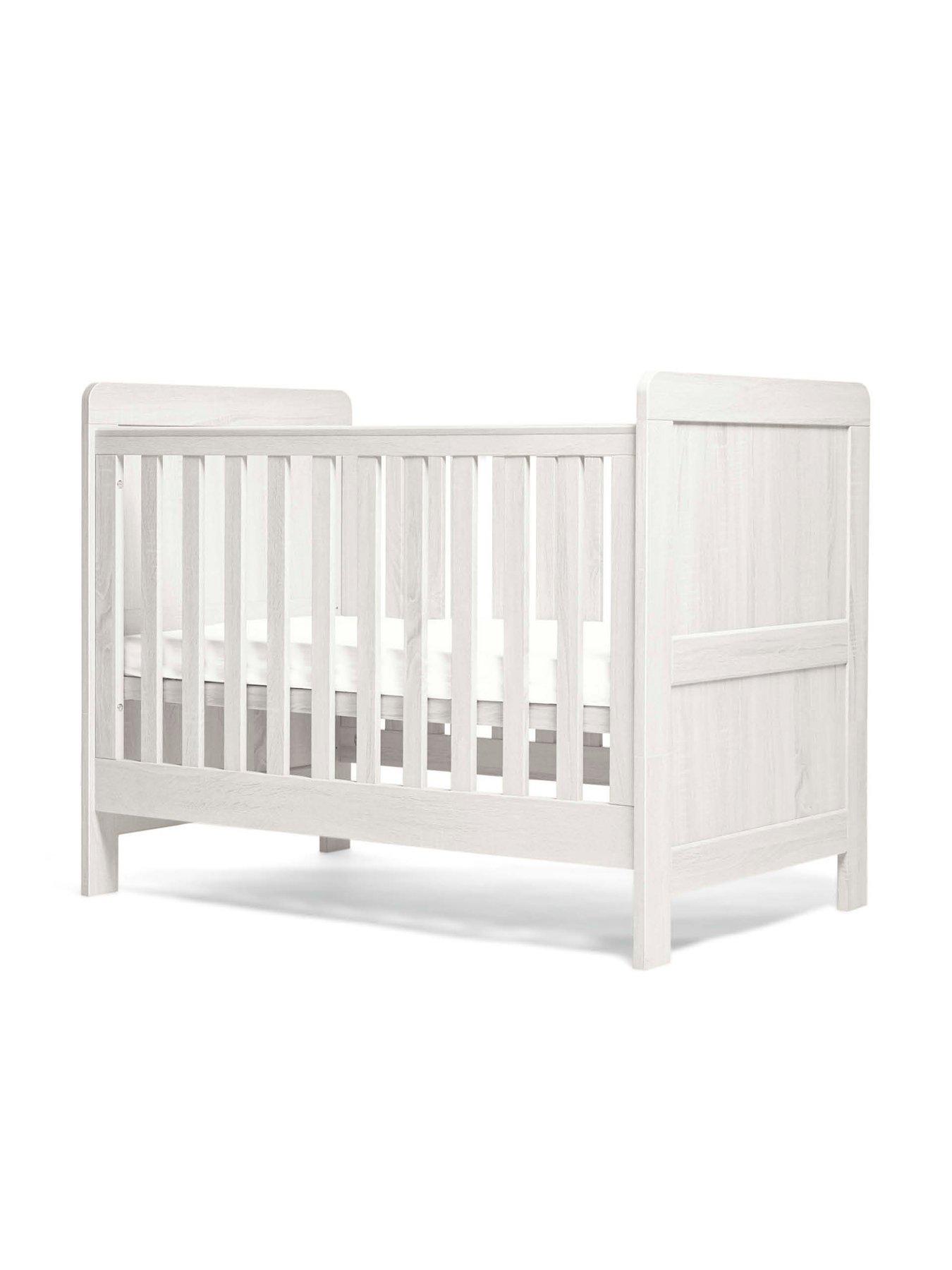 Image 3 of 5 of Mamas & Papas Atlas Convertible Cot - White