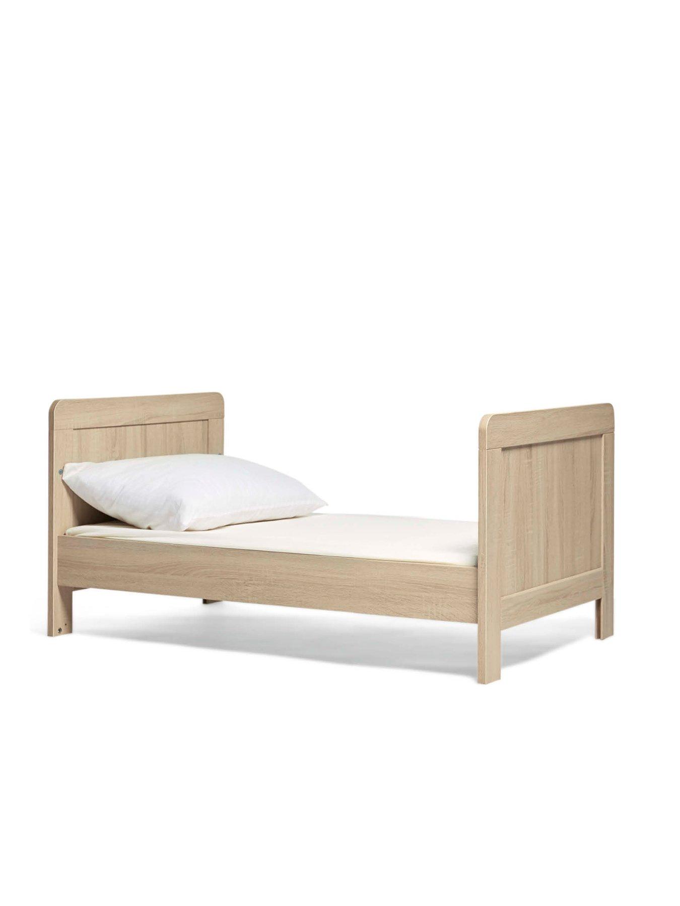 Image 3 of 6 of Mamas & Papas Atlas Convertible Cot Range (Convertible Cot, Dresser & Wardrobe) - Light Oak