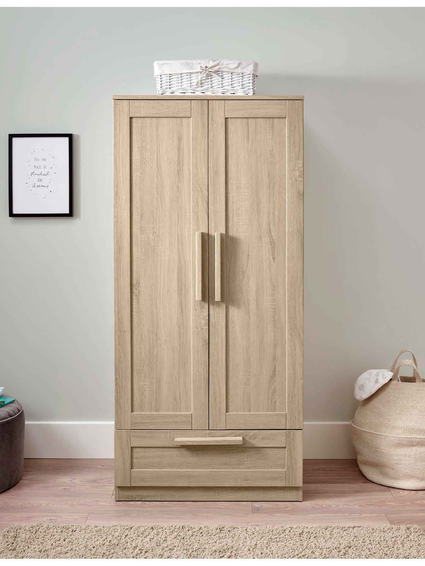 Image 6 of 6 of Mamas & Papas Atlas Convertible Cot Range (Convertible Cot, Dresser & Wardrobe) - Light Oak