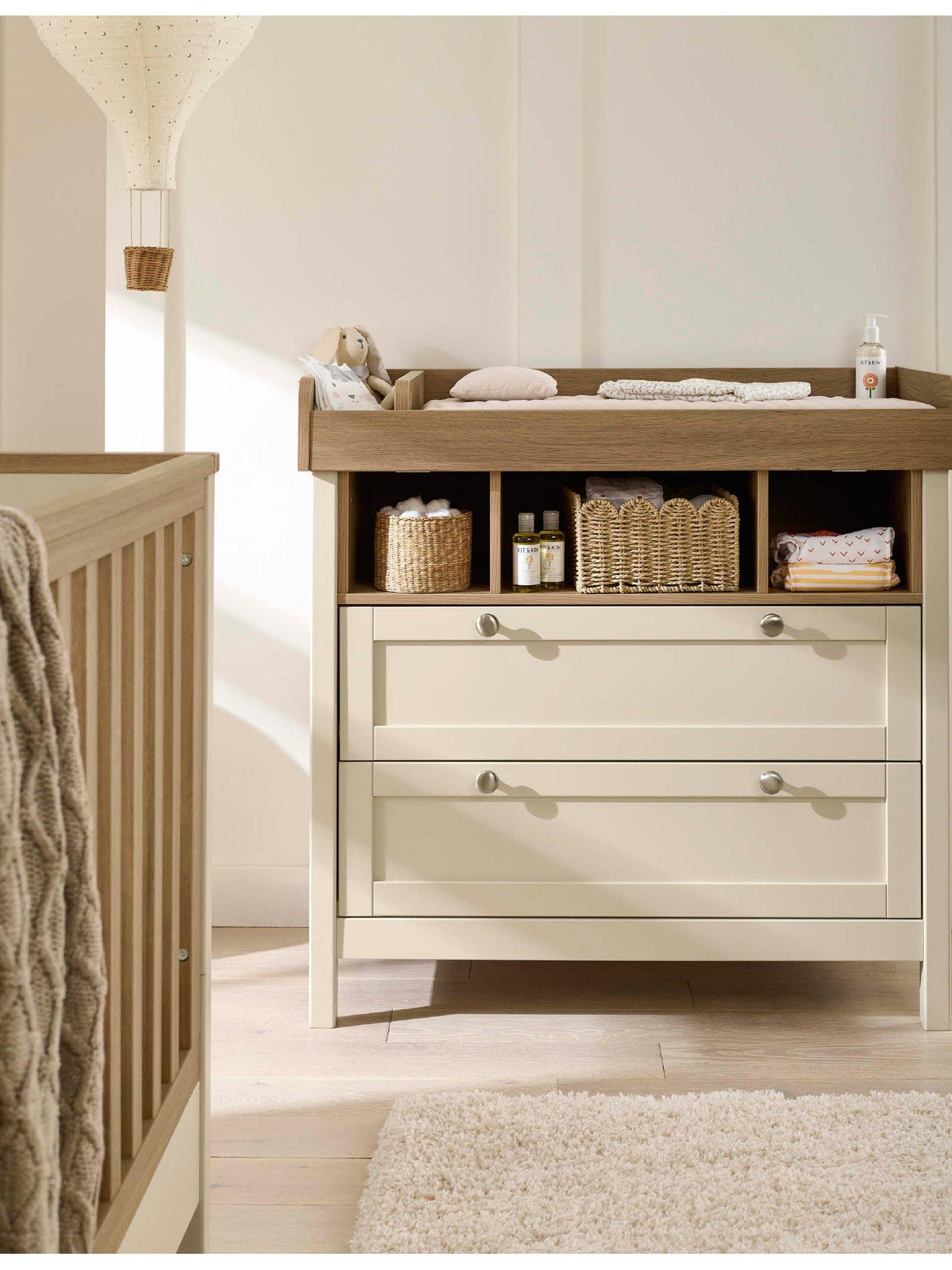 Image 6 of 7 of Mamas & Papas Harwell Convertible Cot Range (Convertible Cot, Dresser &amp; Wardrobe) - Cashmere