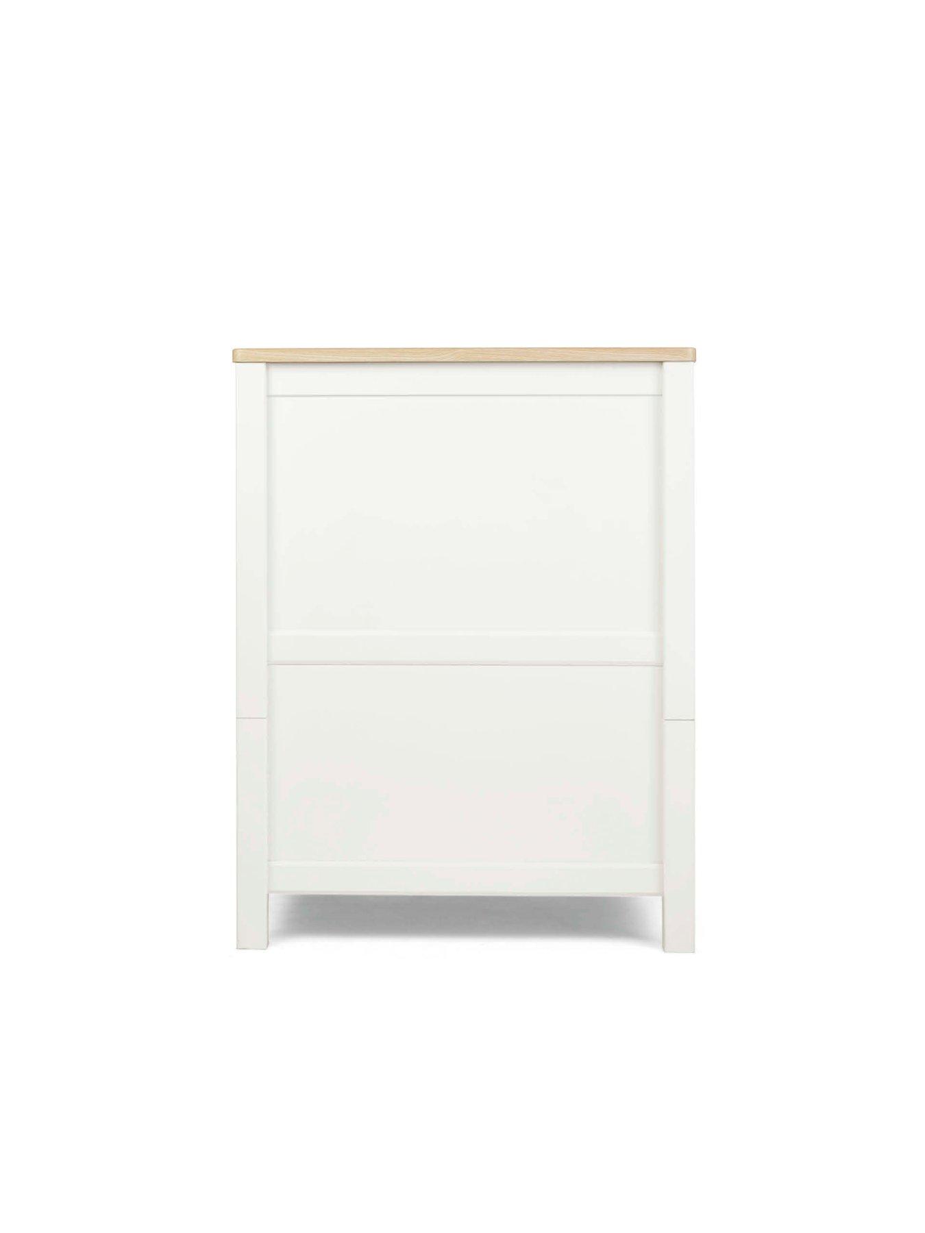  image of mamas-papas-harwell-convertible-cot-white-natural