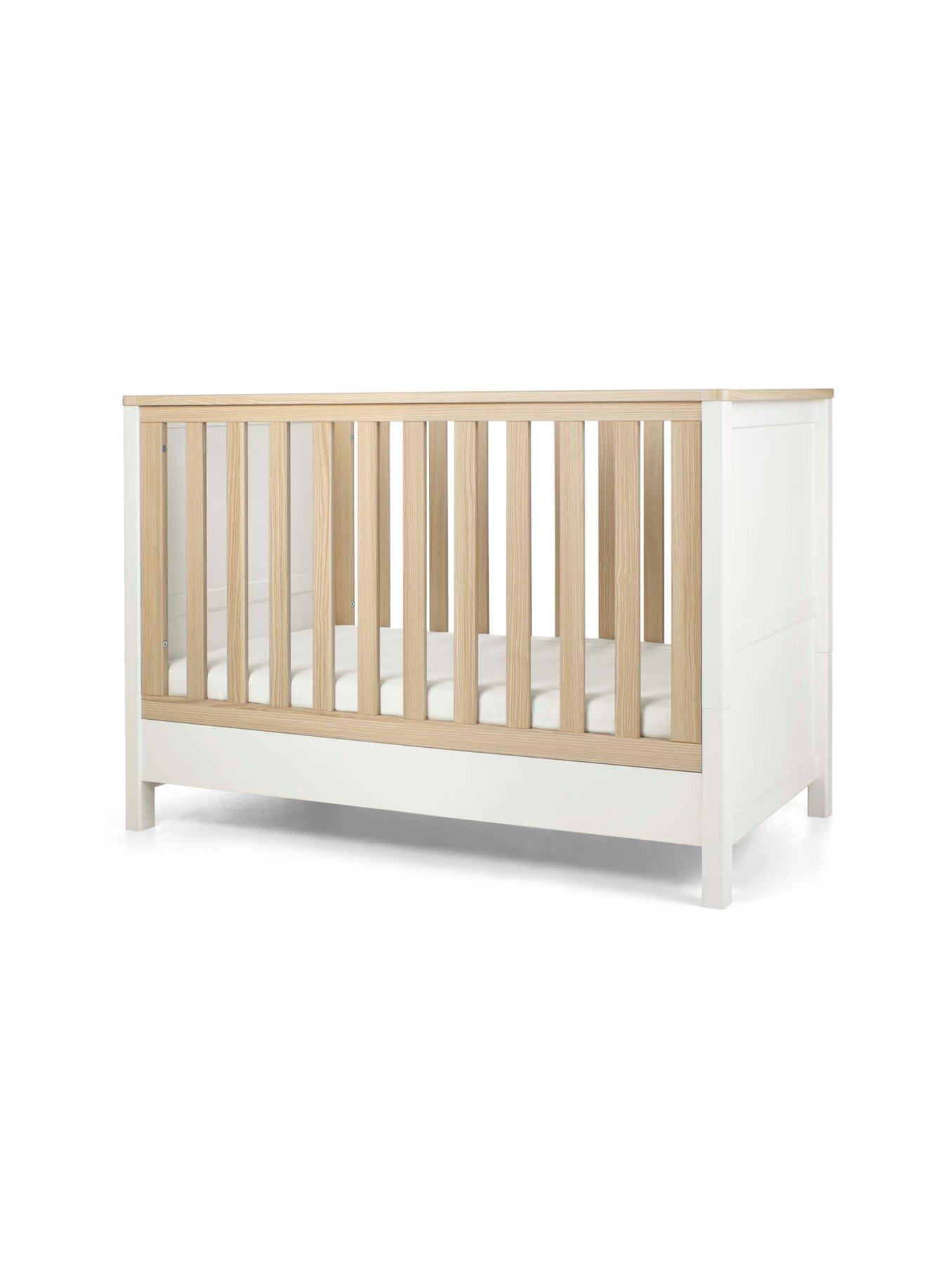 Image 3 of 7 of Mamas & Papas Harwell Convertible Cot Range (Convertible Cot, Dresser & Wardrobe) - White