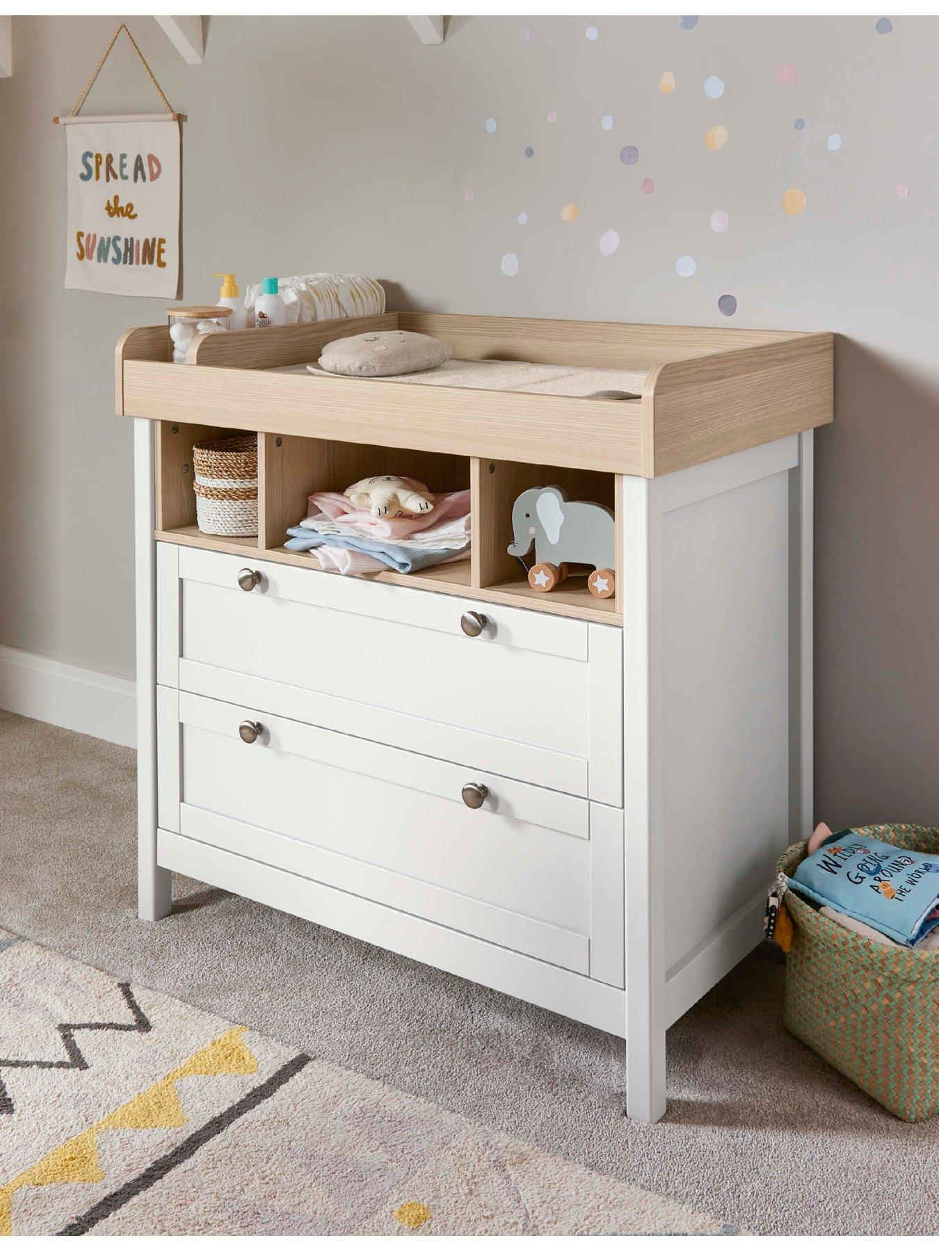 Image 6 of 7 of Mamas & Papas Harwell Convertible Cot Range (Convertible Cot, Dresser & Wardrobe) - White