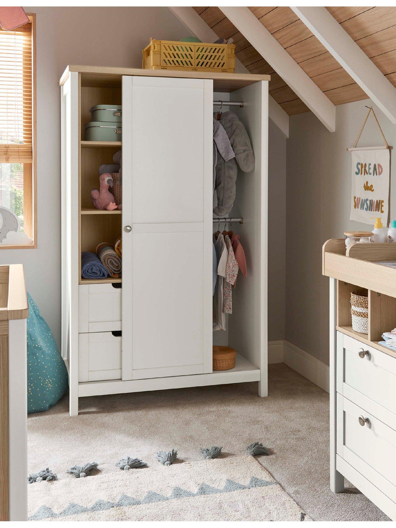 Image 7 of 7 of Mamas & Papas Harwell Convertible Cot Range (Convertible Cot, Dresser & Wardrobe) - White