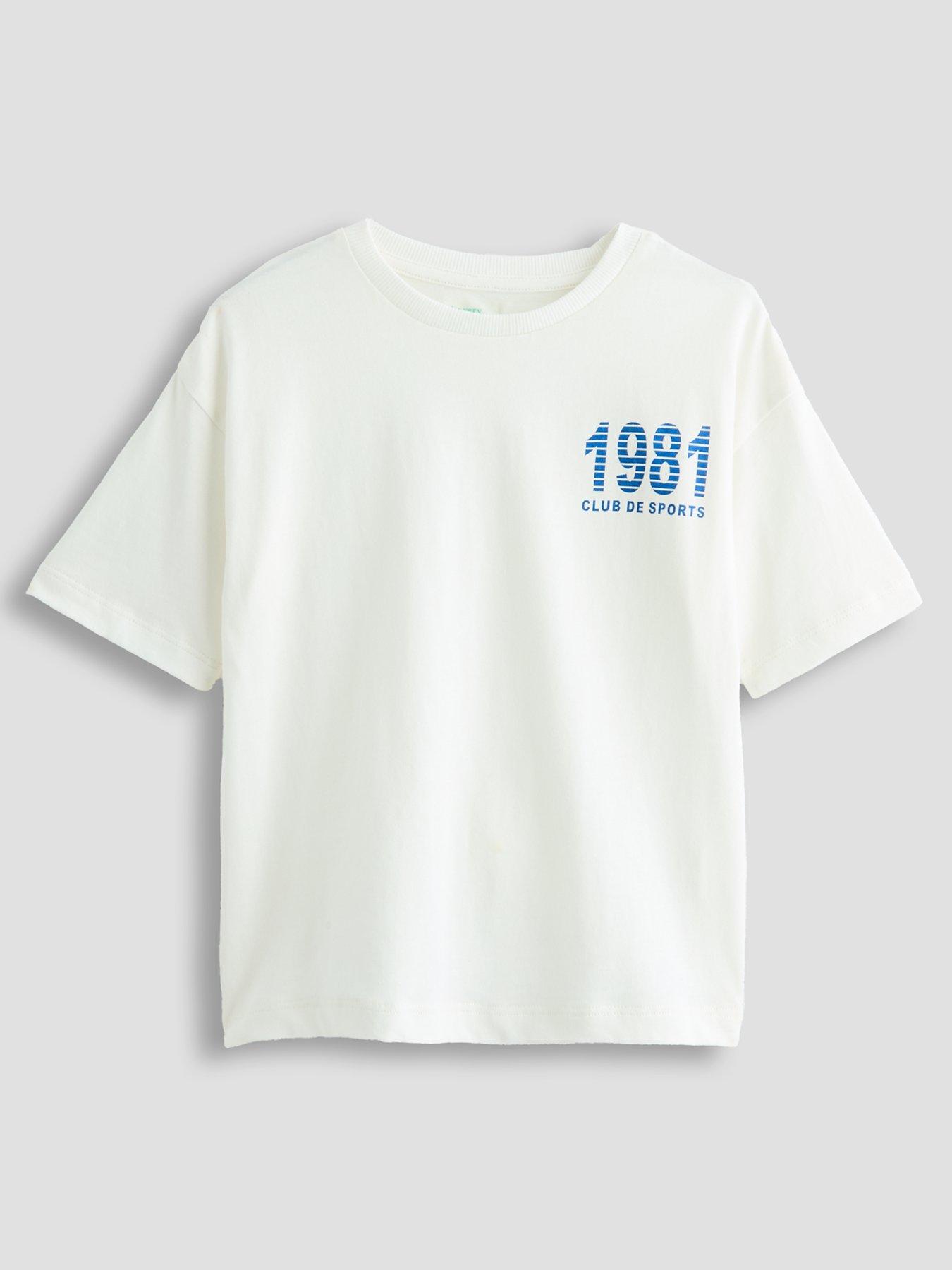 Image 2 of 4 of The Very Collection Boys 6 Pack Graphic Print Short Sleeve T-shirts - Multi