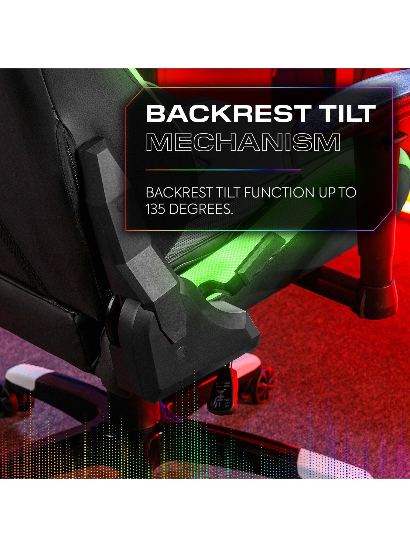  image of x-rocker-agility-rgb-esport-ergonomic-gaming-chair-with-app-controlnbsp--black