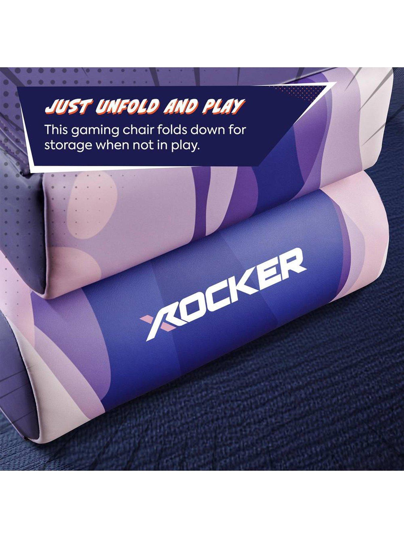 X Rocker Video Rocker Gaming Chair for Kids - Lava Pink | Littlewoods