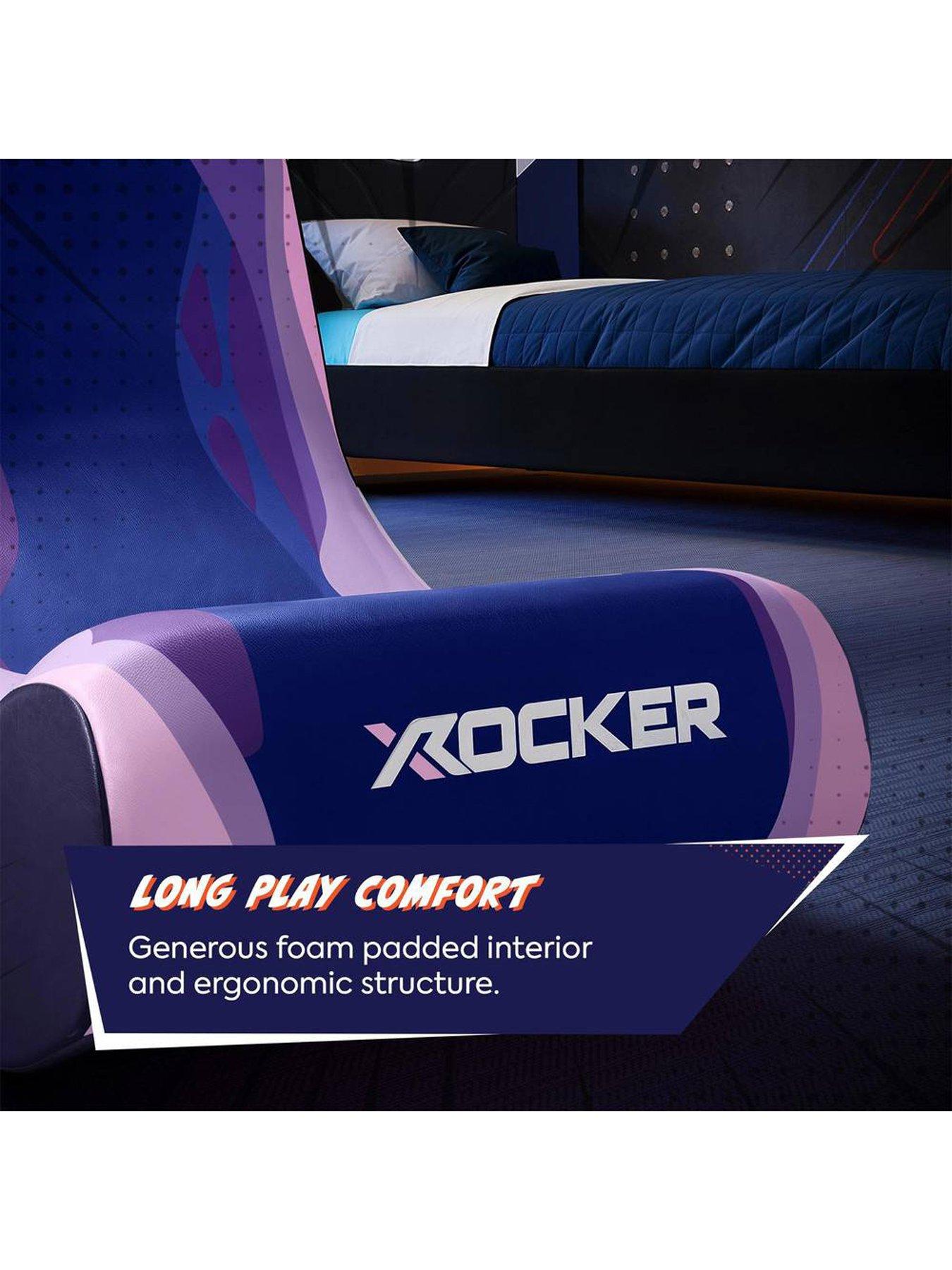  image of x-rocker-video-rocker-gaming-chair-for-kids-lava-pink