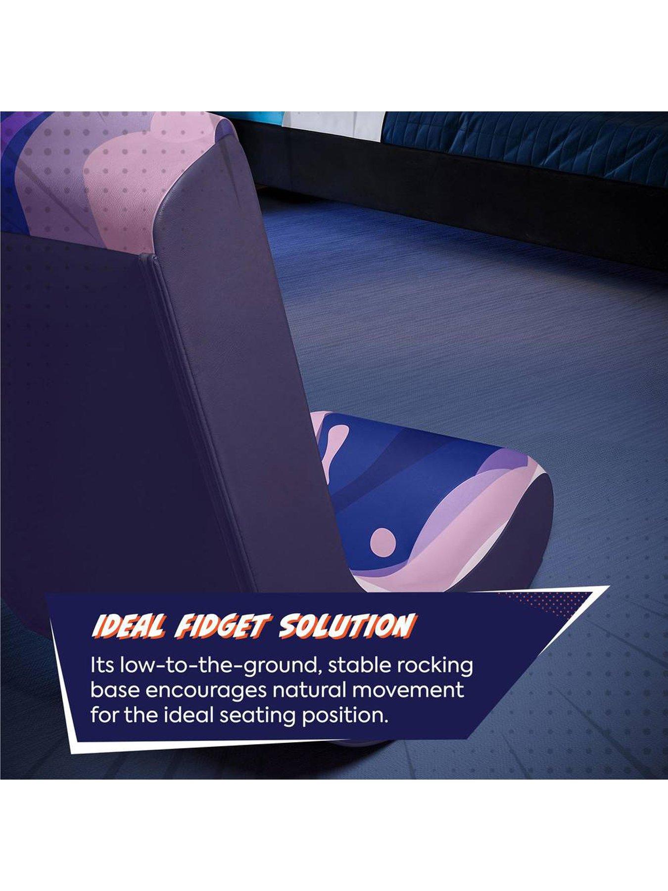  image of x-rocker-video-rocker-gaming-chair-for-kids-lava-pink