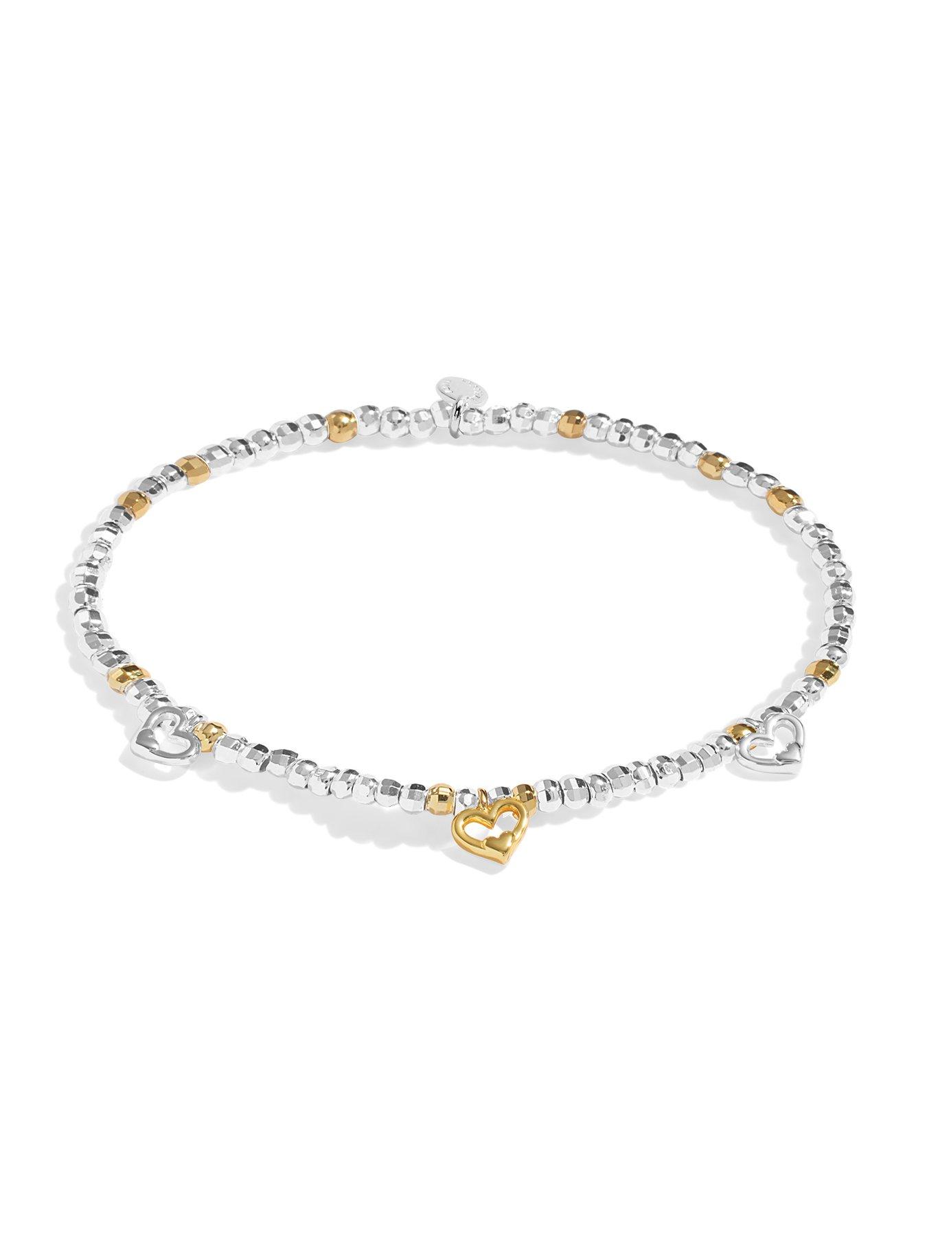 Image 2 of 5 of Joma Jewellery SPARKLE CONFETTI A LITTLE , WONDERFUL MUM , Silver & Gold Plated , Bracelet , 17.5cm stretch