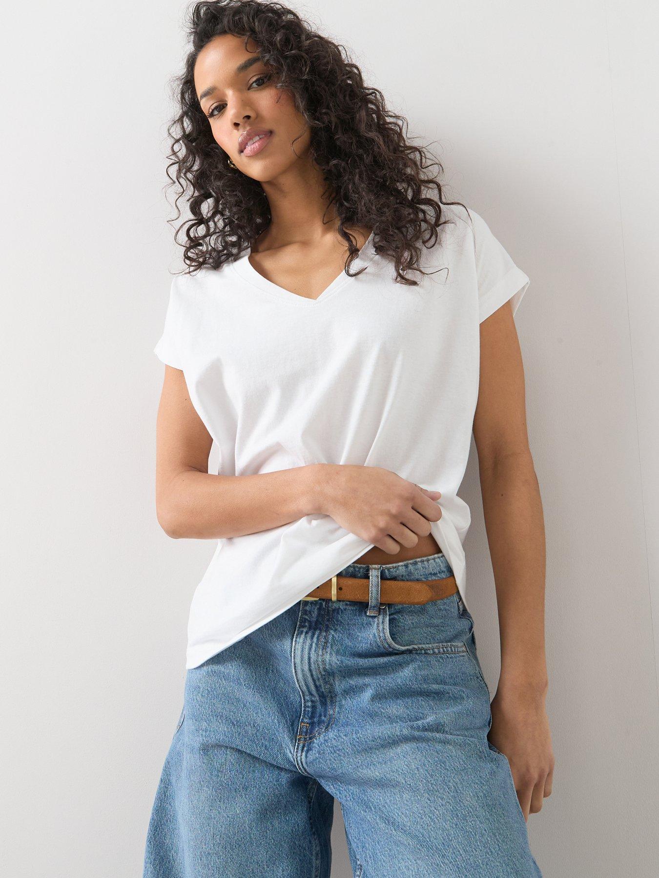 The Very Collection V-Neck T-Shirt - White