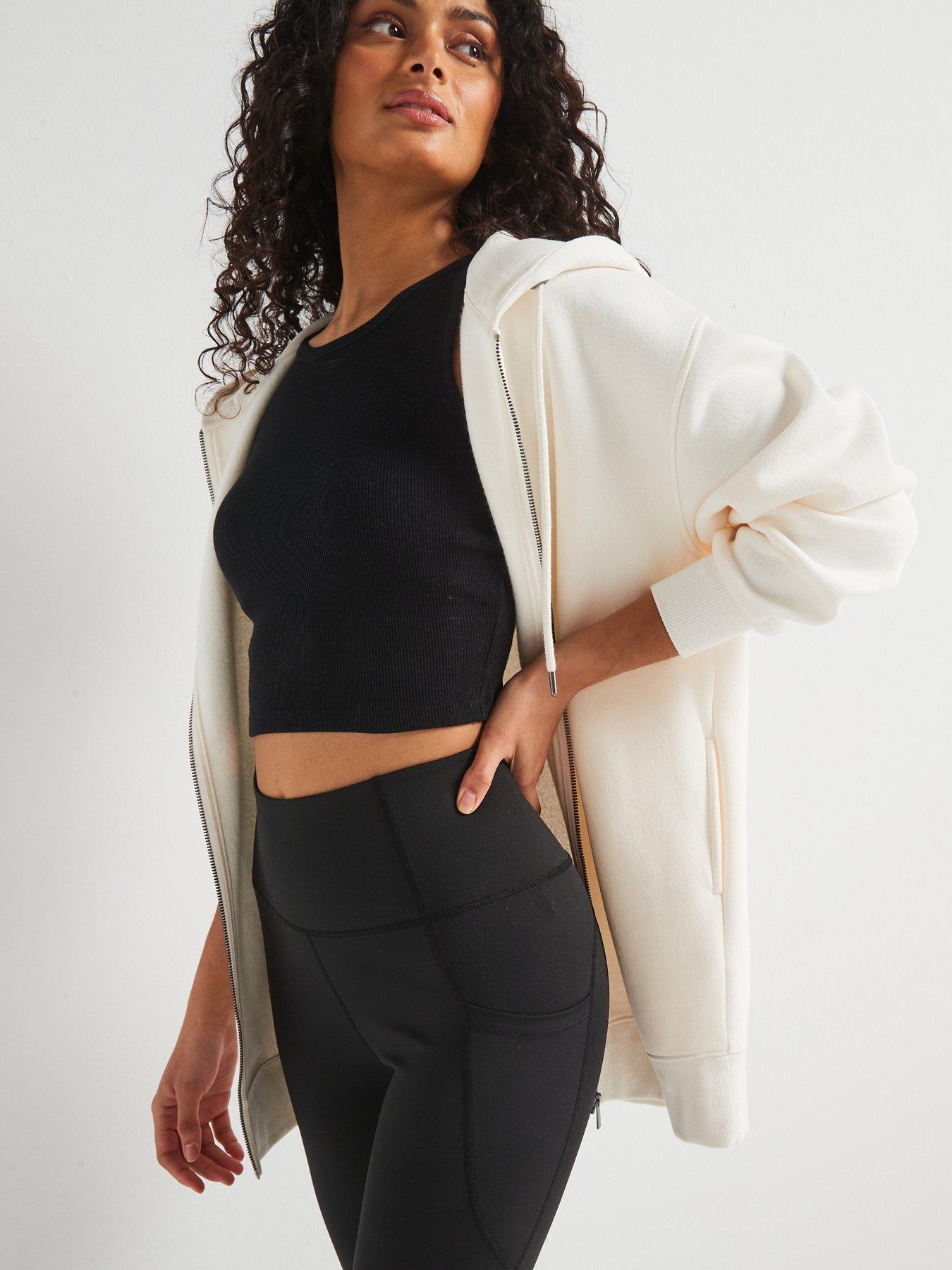 Image 4 of 5 of The Very Collection Womens High Rise Side Pocket Leggings - Black