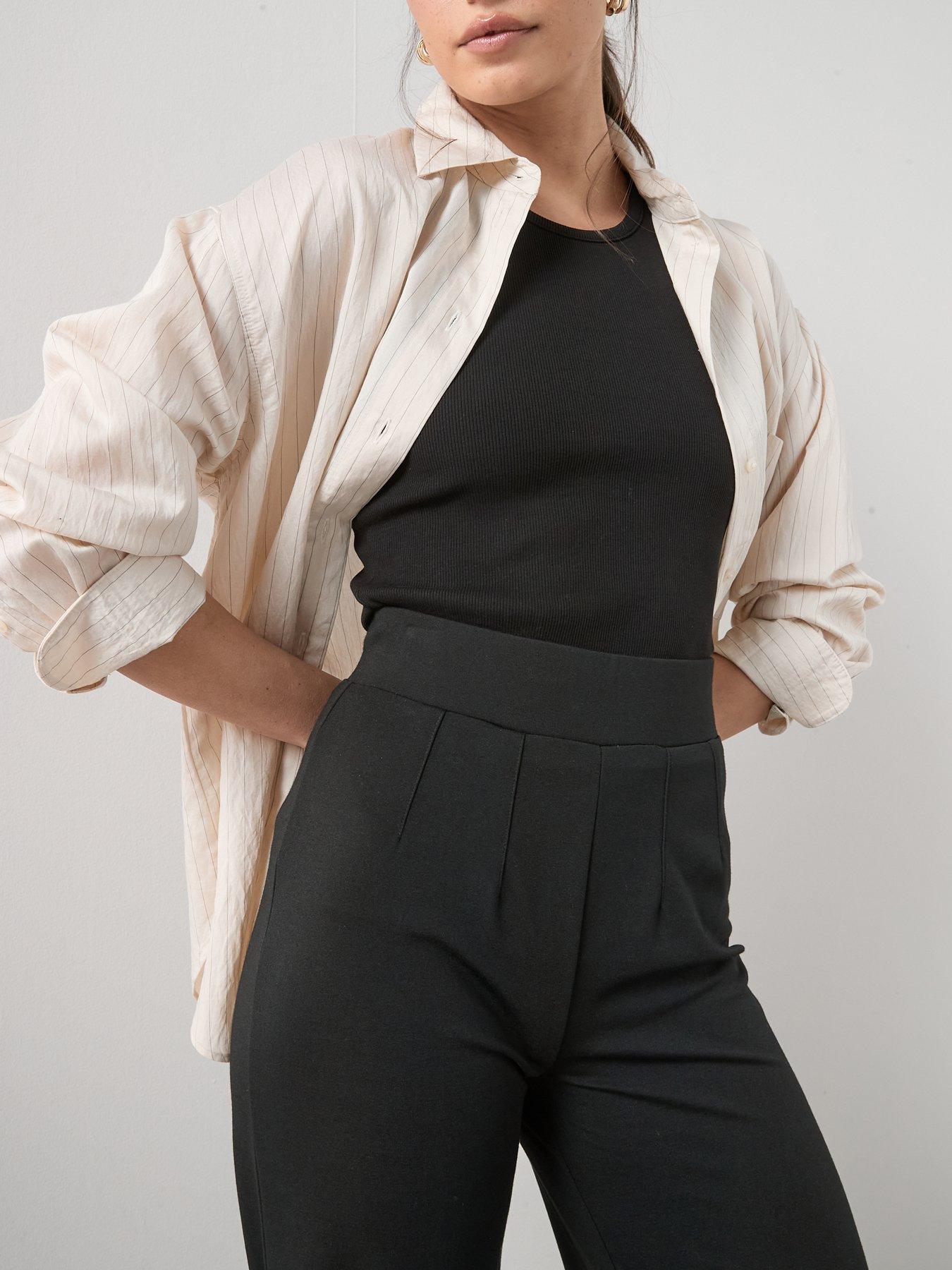 Image 5 of 6 of The Very Collection Stretch High Waist Wide Leg Trouser