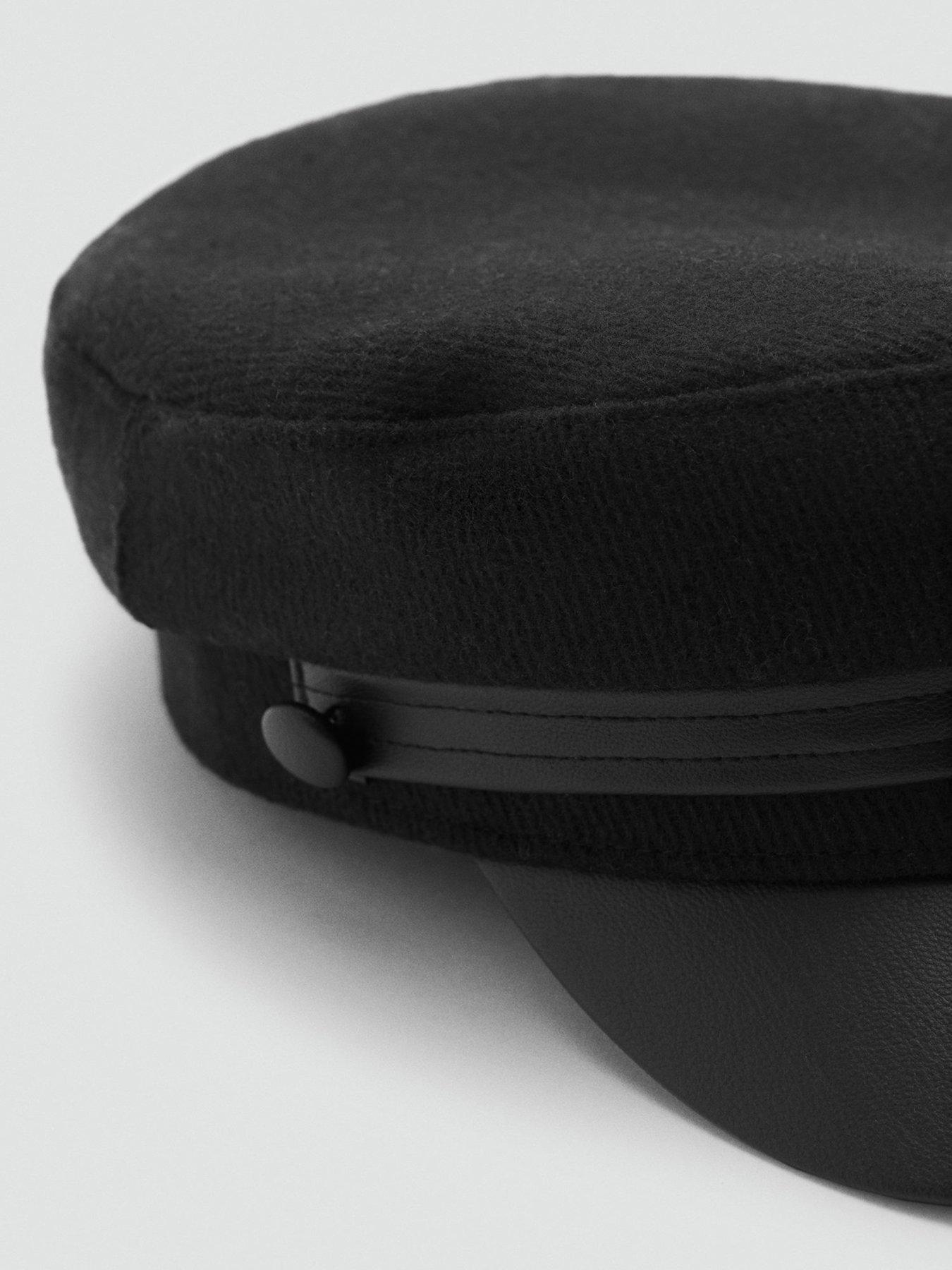 Image 2 of 4 of Mango Wool Blend Baker Boy Cap