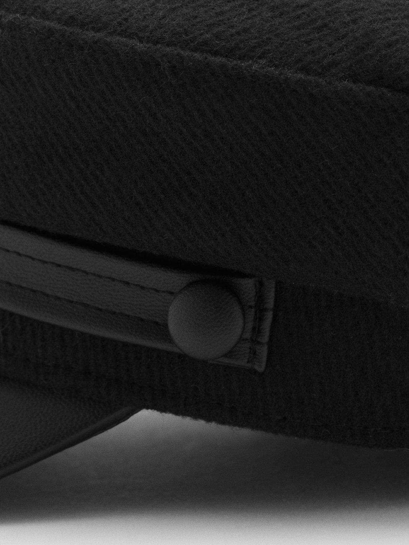 Image 3 of 4 of Mango Wool Blend Baker Boy Cap