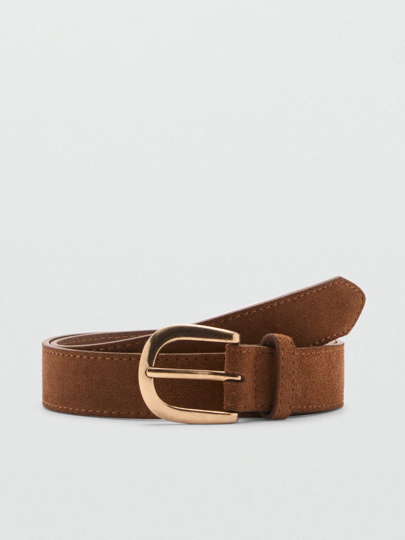 undefined Suede Belt - Brown