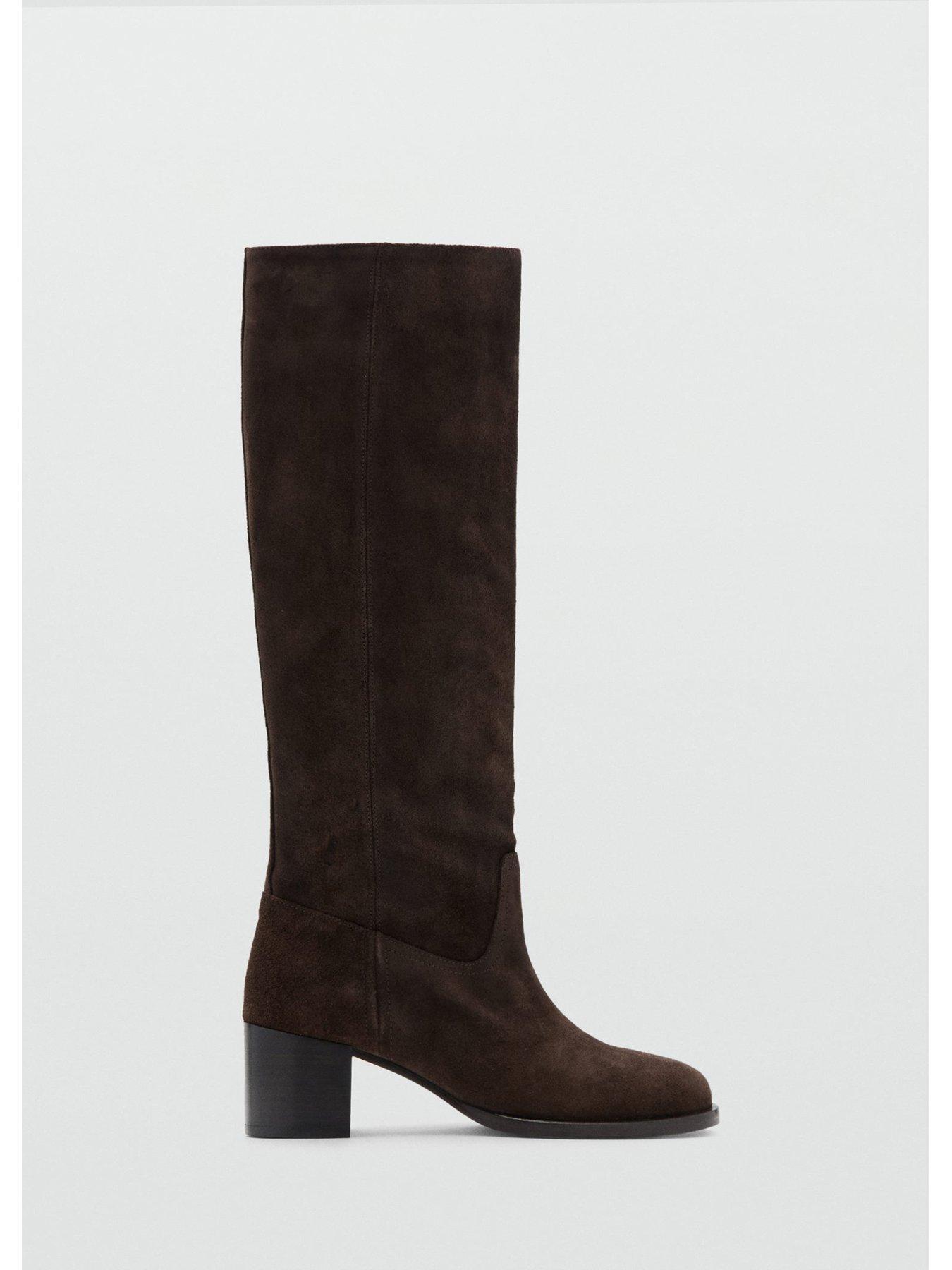  image of mango-knee-high-suede-boots