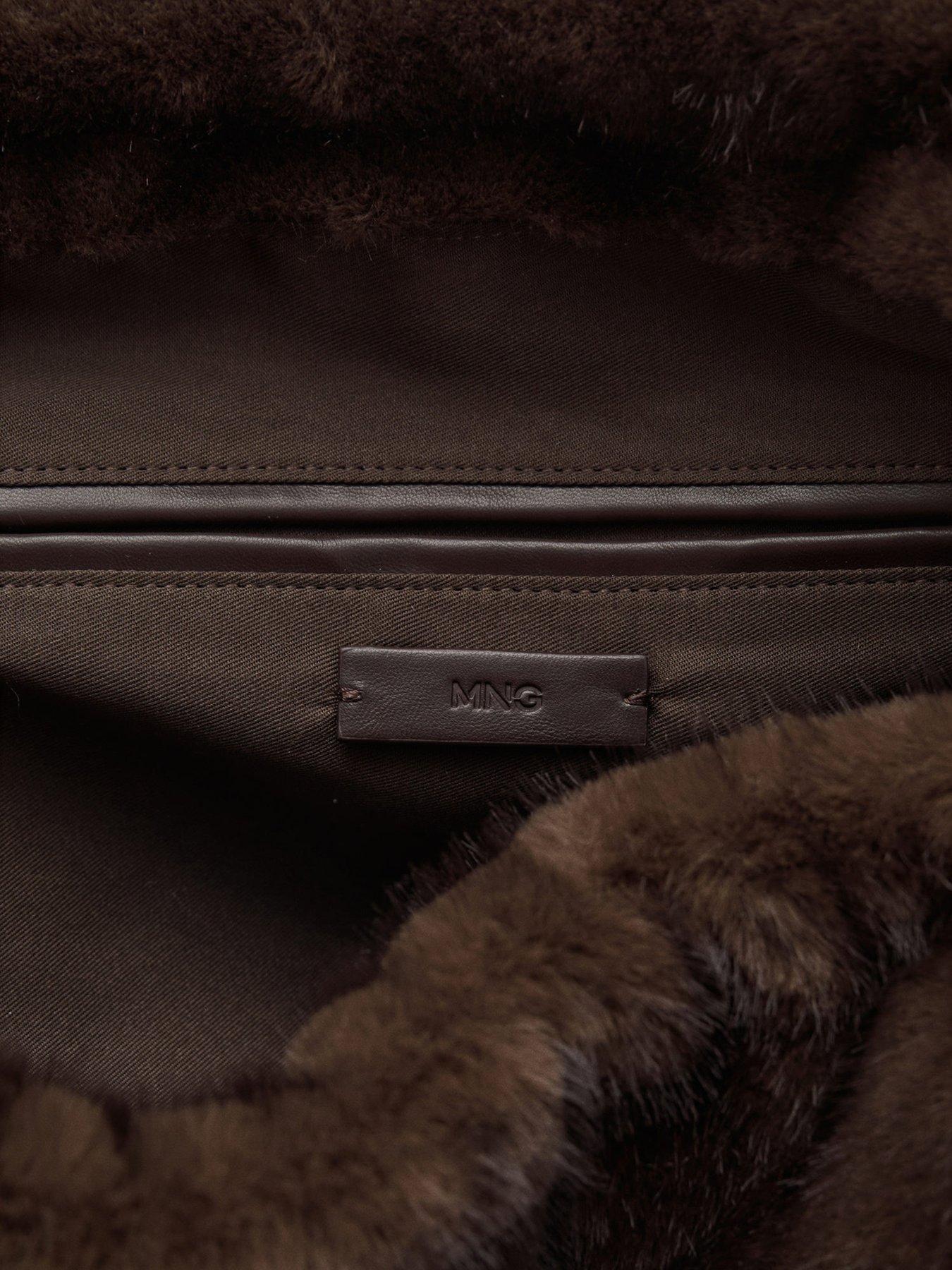 Image 4 of 4 of Mango Faux Fur Tote Bag
